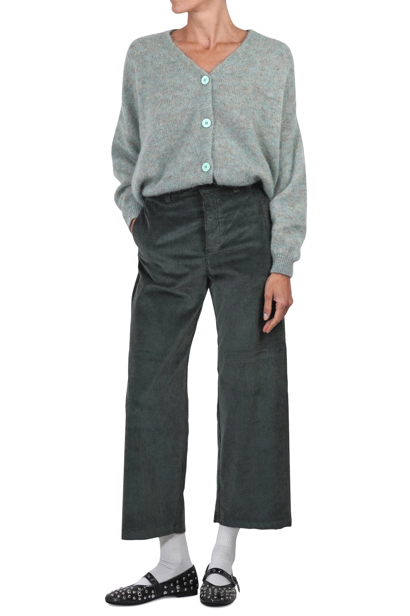 DEPARTMENT 5 Department 5 - Pantalone - 460148 - Verdone da donna in Pantaloni Drestige - Casamassima, commercioVirtuoso.it
