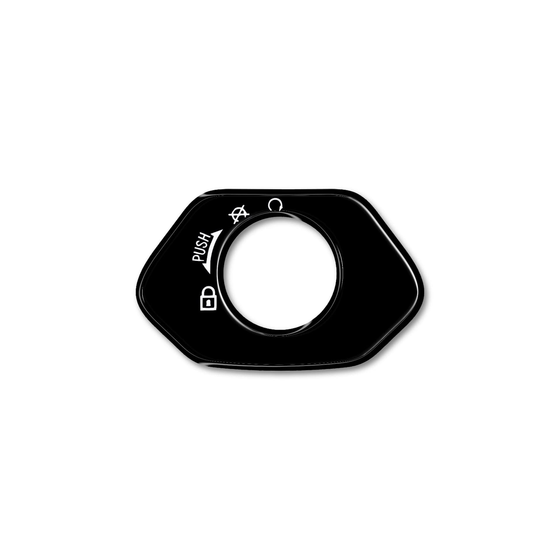 Adesivo 3D Protezione resinata zona accensione moto compatibile con Kove 510X in Decalcomanie adesivi e magneti LabelBike - Bibbiano, commercioVirtuoso.it