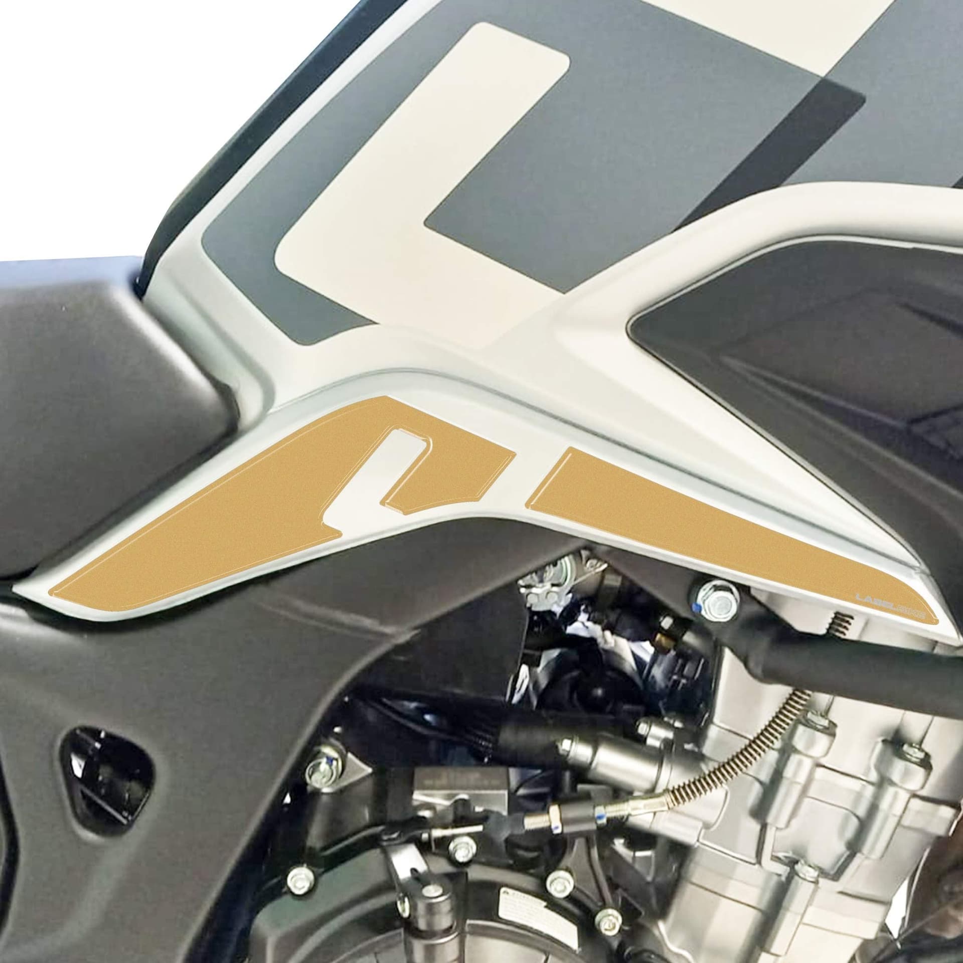 Adesivi resinati 3D compatibili con Kove 510X Protezioni laterali serbatoio moto in Decalcomanie adesivi e magneti LabelBike - Bibbiano, commercioVirtuoso.it