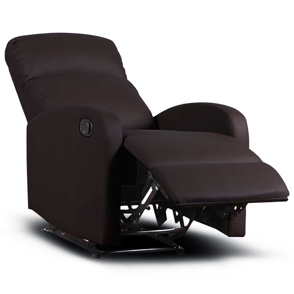 Poltrona Elettrica Telecomando Alzapersona Recliner Ecopelle Moro Schienale Alto in Poltrone reclinabili Danyx - Casoria, commercioVirtuoso.it