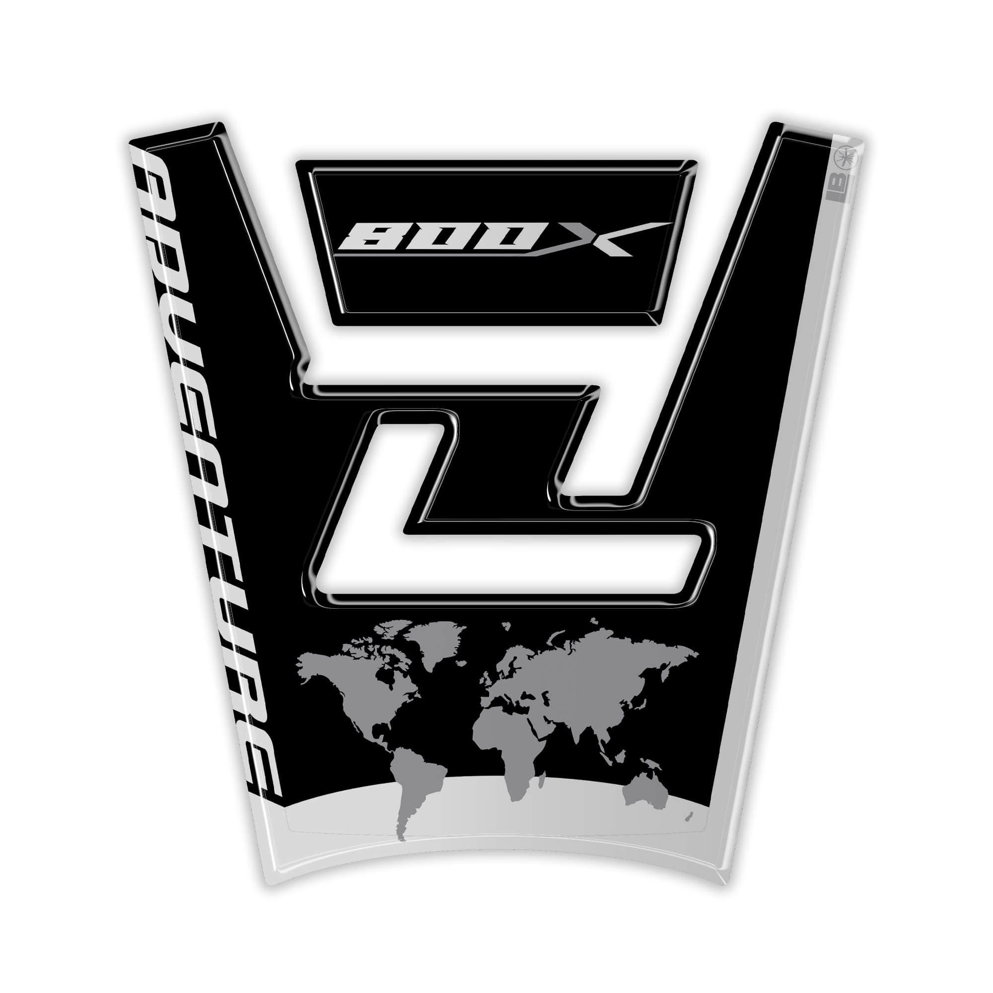 Paraserbatoio Adesivo 3D compatibile con Kove 800X Protezione resinata moto in prodotto LabelBike - Bibbiano, commercioVirtuoso.it