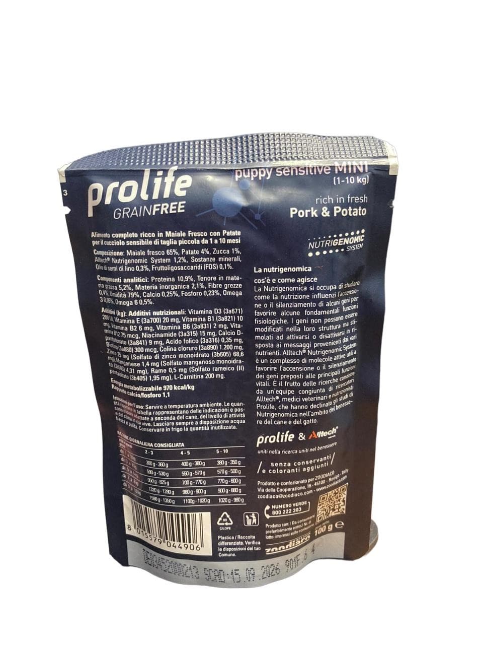 Prolife Grain Free Puppy Sensitive Mini Maiale e Patate mangime umido Cani 100gr in Secco 101 Market - Poggibonsi, commercioVirtuoso.it