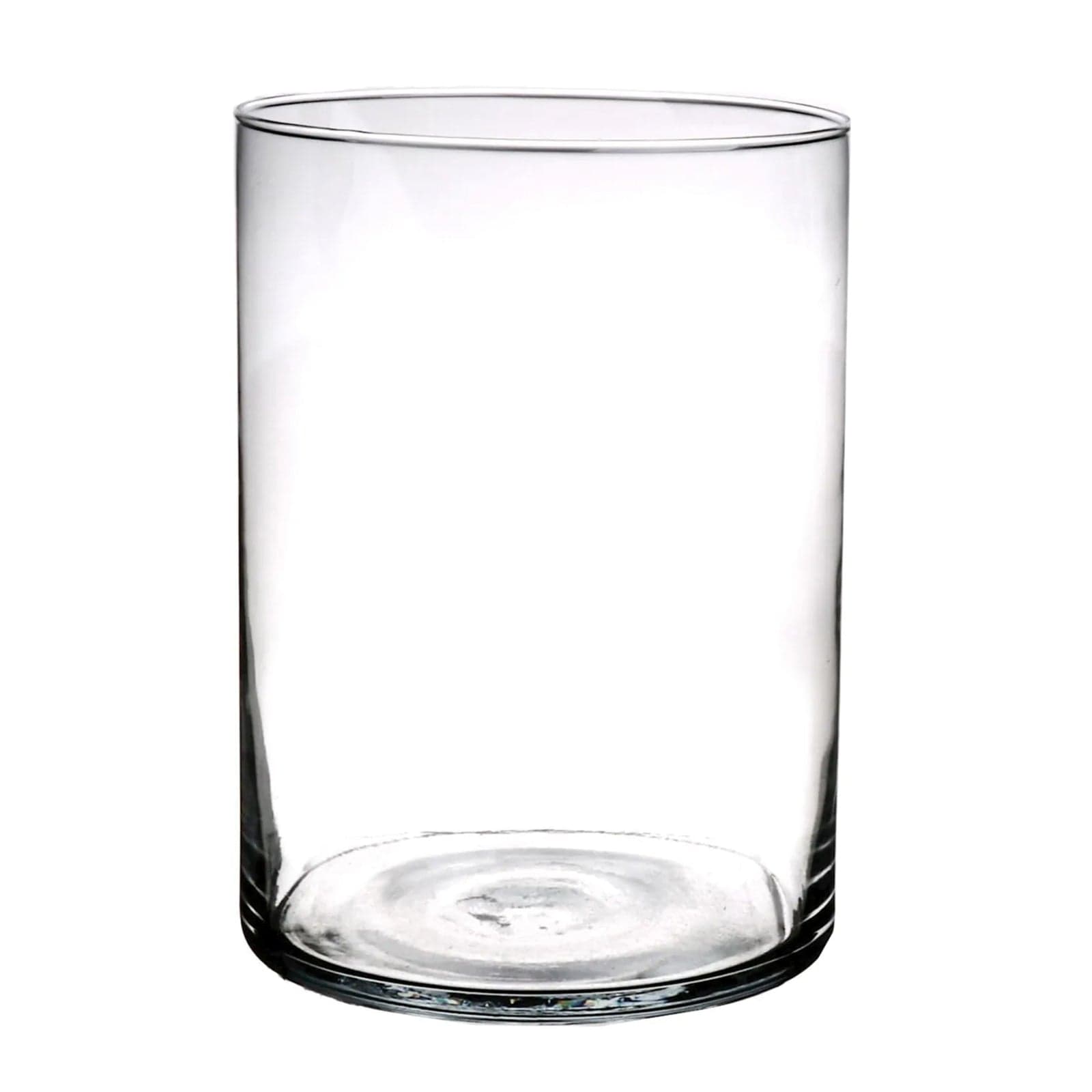 Vaso in vetro di forma cilindrica trasparente per fiori, acqua e piante - 11
