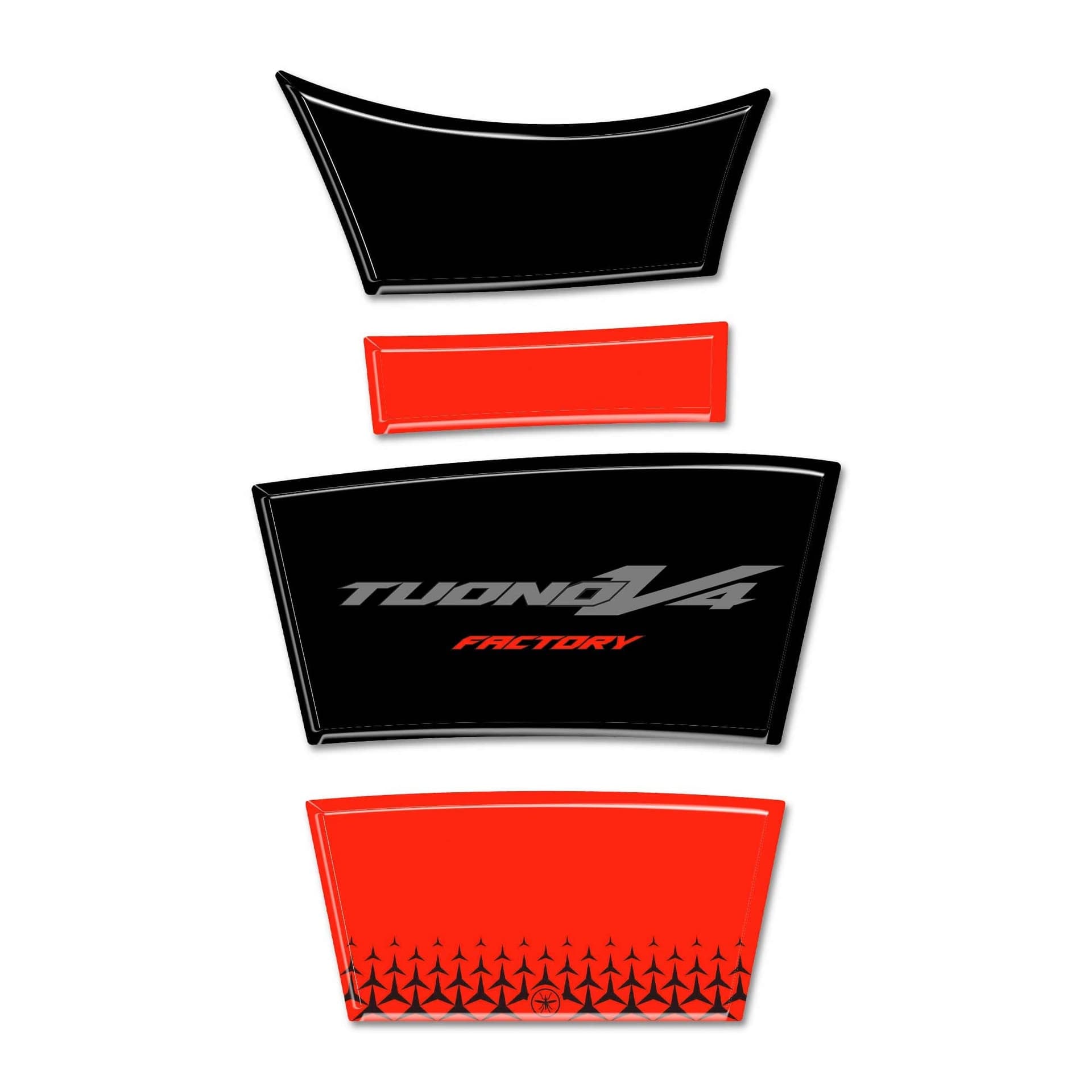 Adesivo 3D Paraserbatoio moto compatibile con Aprilia Tuono V4 Factory 2025 in Paraserbatoio LabelBike - Bibbiano, commercioVirtuoso.it