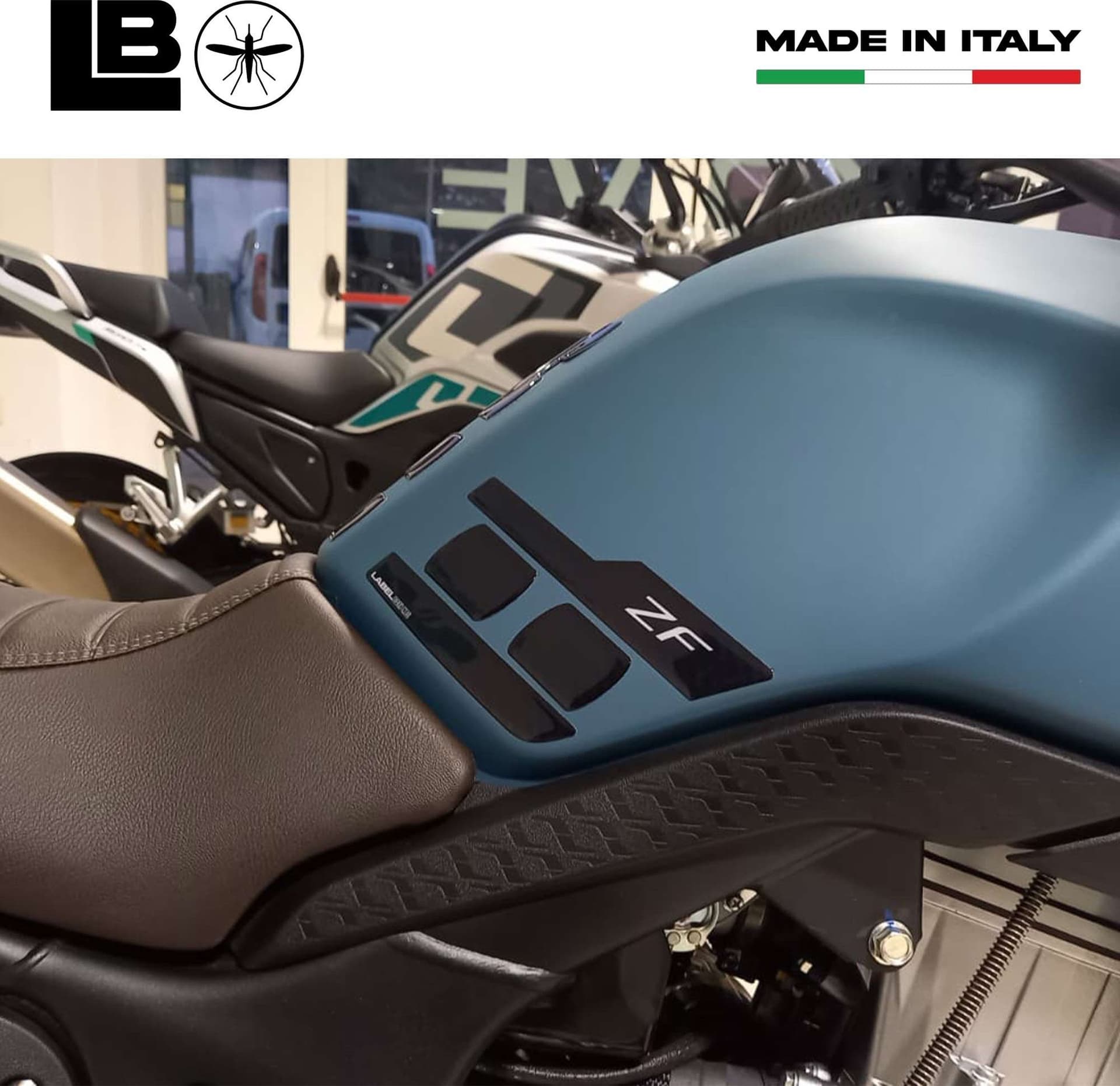 Protezioni laterali serbatoio moto Adesivi resin 3D compatibili con Kove 510F in Decalcomanie adesivi e magneti LabelBike - Bibbiano, commercioVirtuoso.it