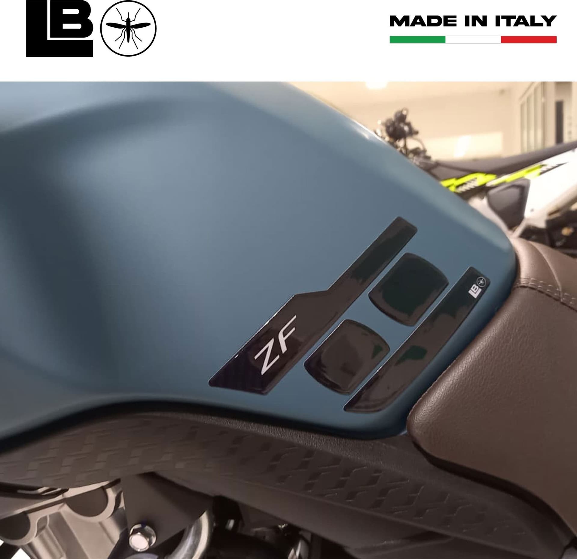 Protezioni laterali serbatoio moto Adesivi resin 3D compatibili con Kove 510F in Decalcomanie adesivi e magneti LabelBike - Bibbiano, commercioVirtuoso.it