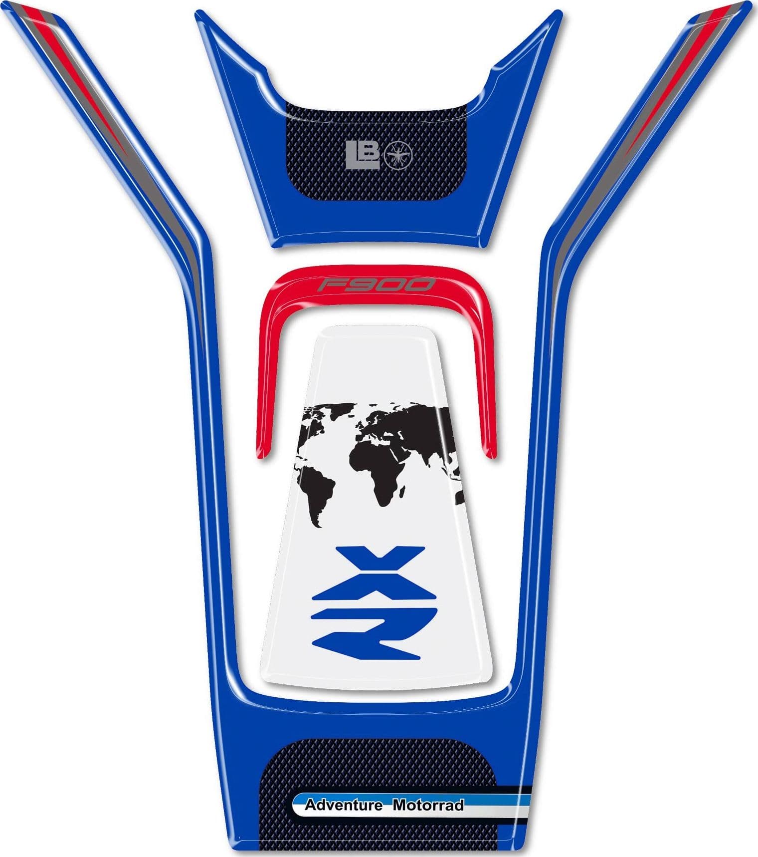 Paraserbatoio Adesivo 3D di Protezione compatibile con BMW F 900 XR Sport 2024 in prodotto LabelBike - Bibbiano, commercioVirtuoso.it
