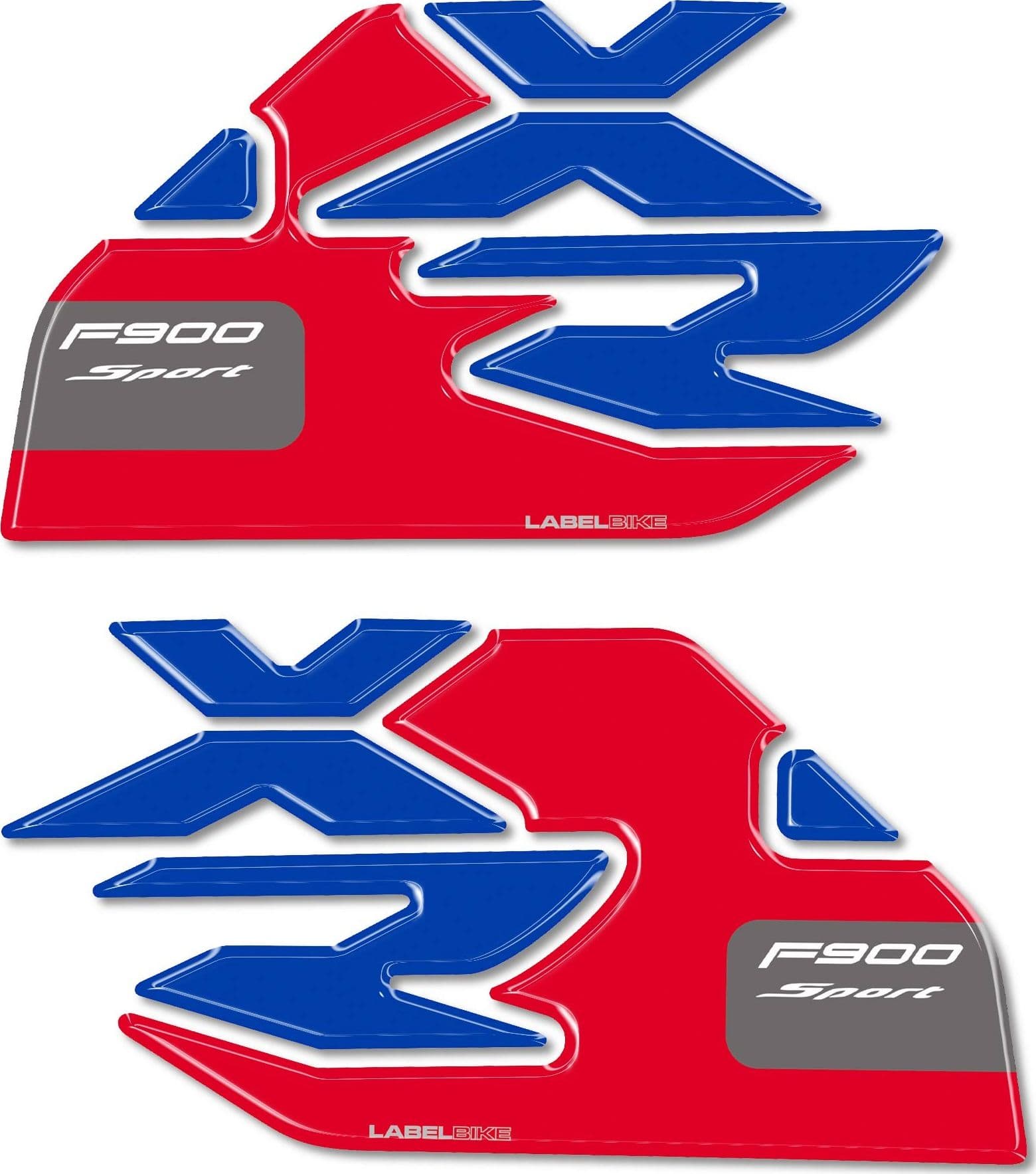 Protezioni laterali serbatoio Adesivi compatibili con BMW F 900 XR Sport 2025 in Decalcomanie adesivi e magneti LabelBike - Bibbiano, commercioVirtuoso.it