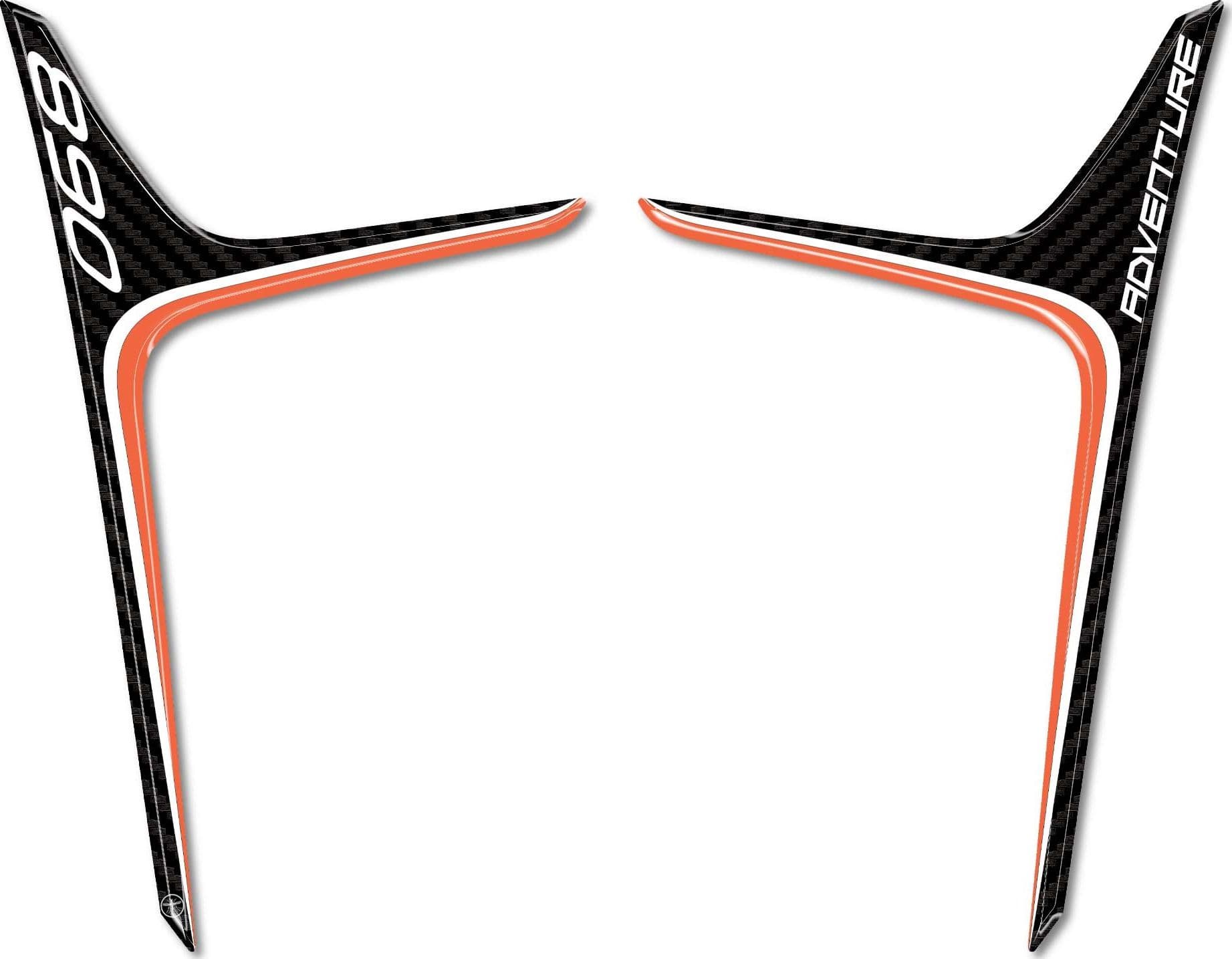 Adesivi 3D Protezioni Fanale Frontale moto compatibili con KTM 890 Adventure in Decalcomanie adesivi e magneti LabelBike - Bibbiano, commercioVirtuoso.it