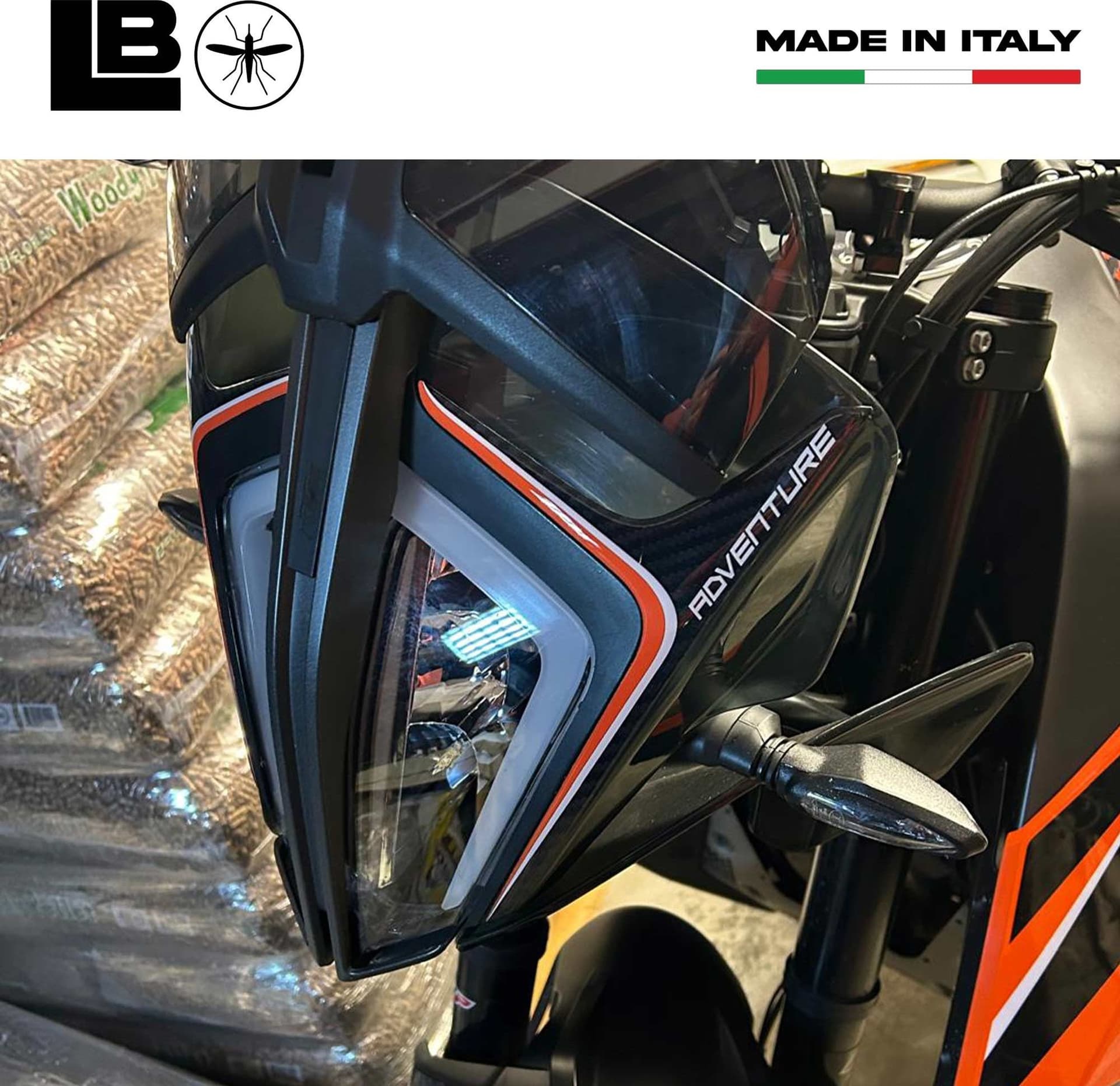 Adesivi 3D Protezioni Fanale Frontale moto compatibili con KTM 890 Adventure in Decalcomanie adesivi e magneti LabelBike - Bibbiano, commercioVirtuoso.it
