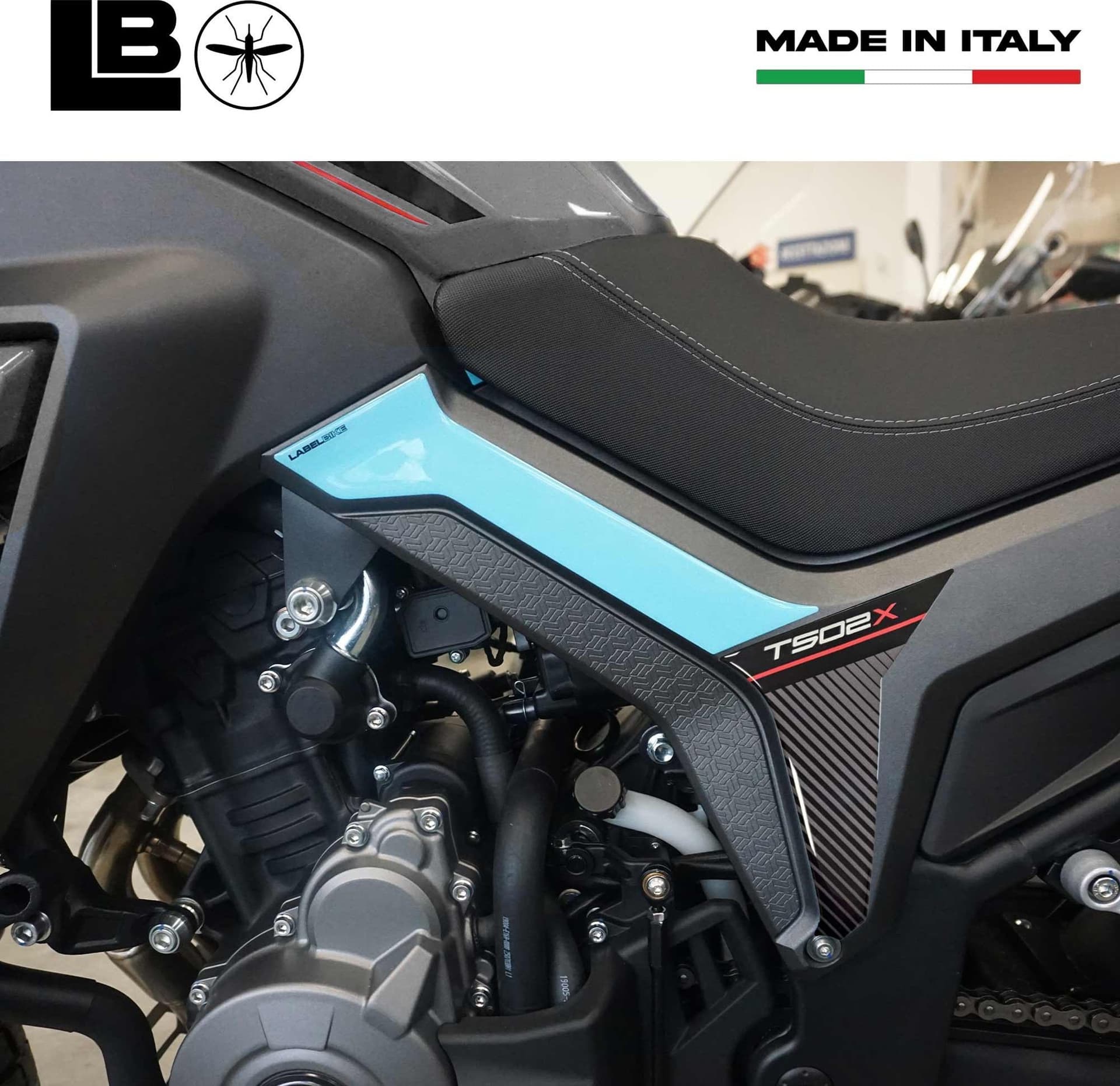 Adesivi 3D Protezioni Laterali Serbatoio compatibili con Morbidelli T502X 2026 in Decalcomanie adesivi e magneti LabelBike - Bibbiano, commercioVirtuoso.it