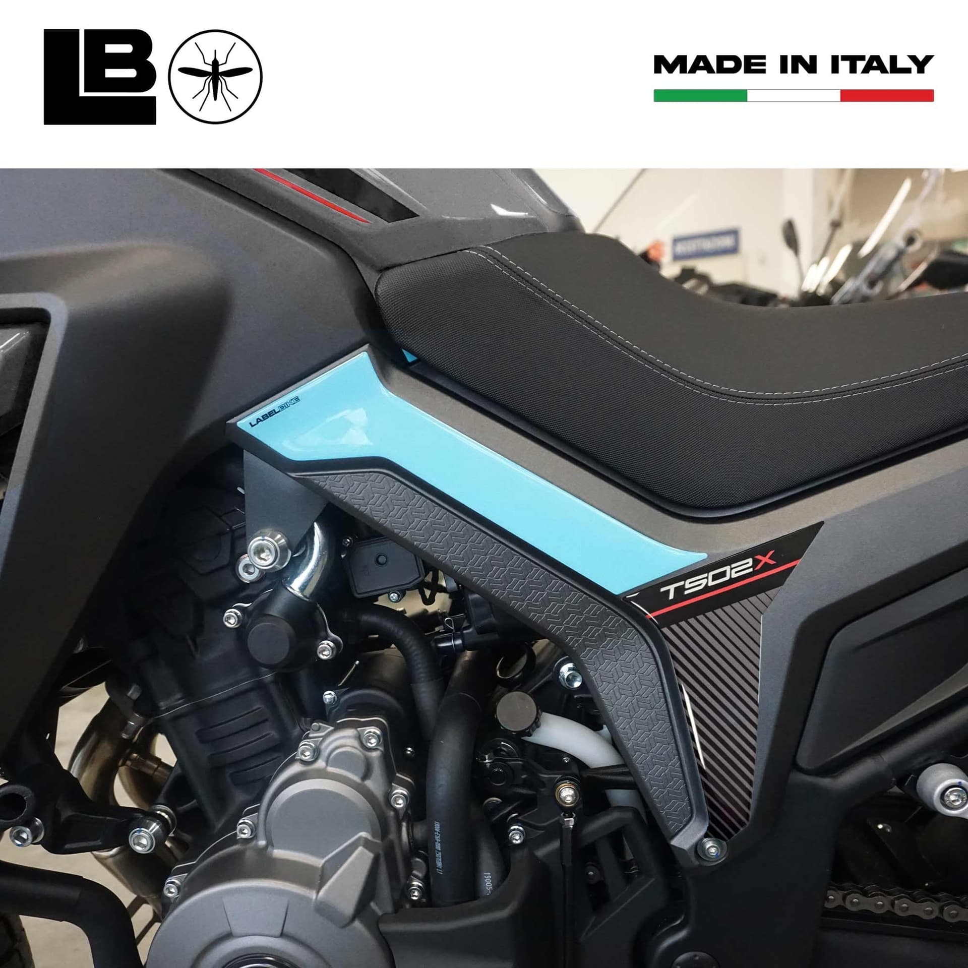 Adesivi 3D Protezioni Laterali Serbatoio compatibili con Morbidelli T502X 2026 in Decalcomanie adesivi e magneti LabelBike - Bibbiano, commercioVirtuoso.it