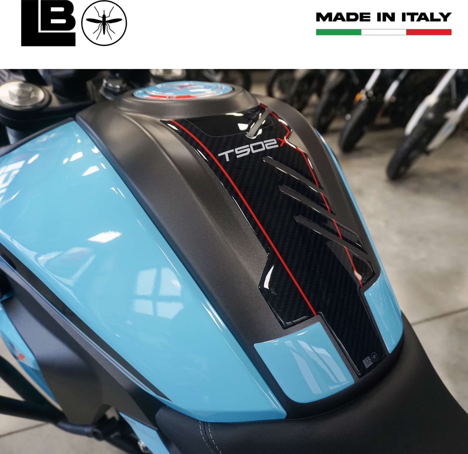 Adesivi 3D Protezione Paraserbatoio compatibili con Morbidelli T502X 2025-2026 in Paraserbatoio LabelBike - Bibbiano, commercioVirtuoso.it