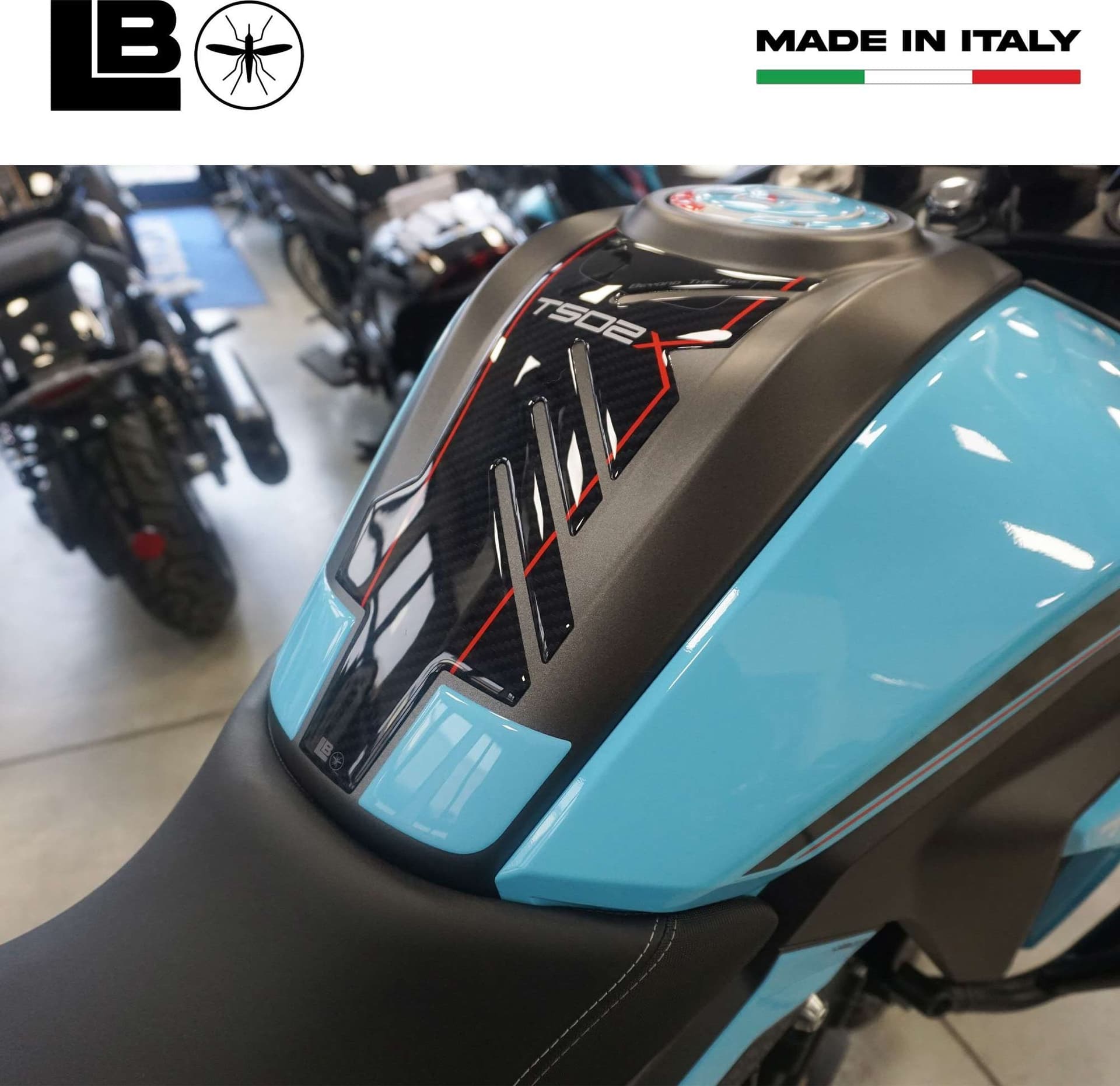 Adesivi 3D Protezione Paraserbatoio compatibili con Morbidelli T502X 2025-2026 in Paraserbatoio LabelBike - Bibbiano, commercioVirtuoso.it