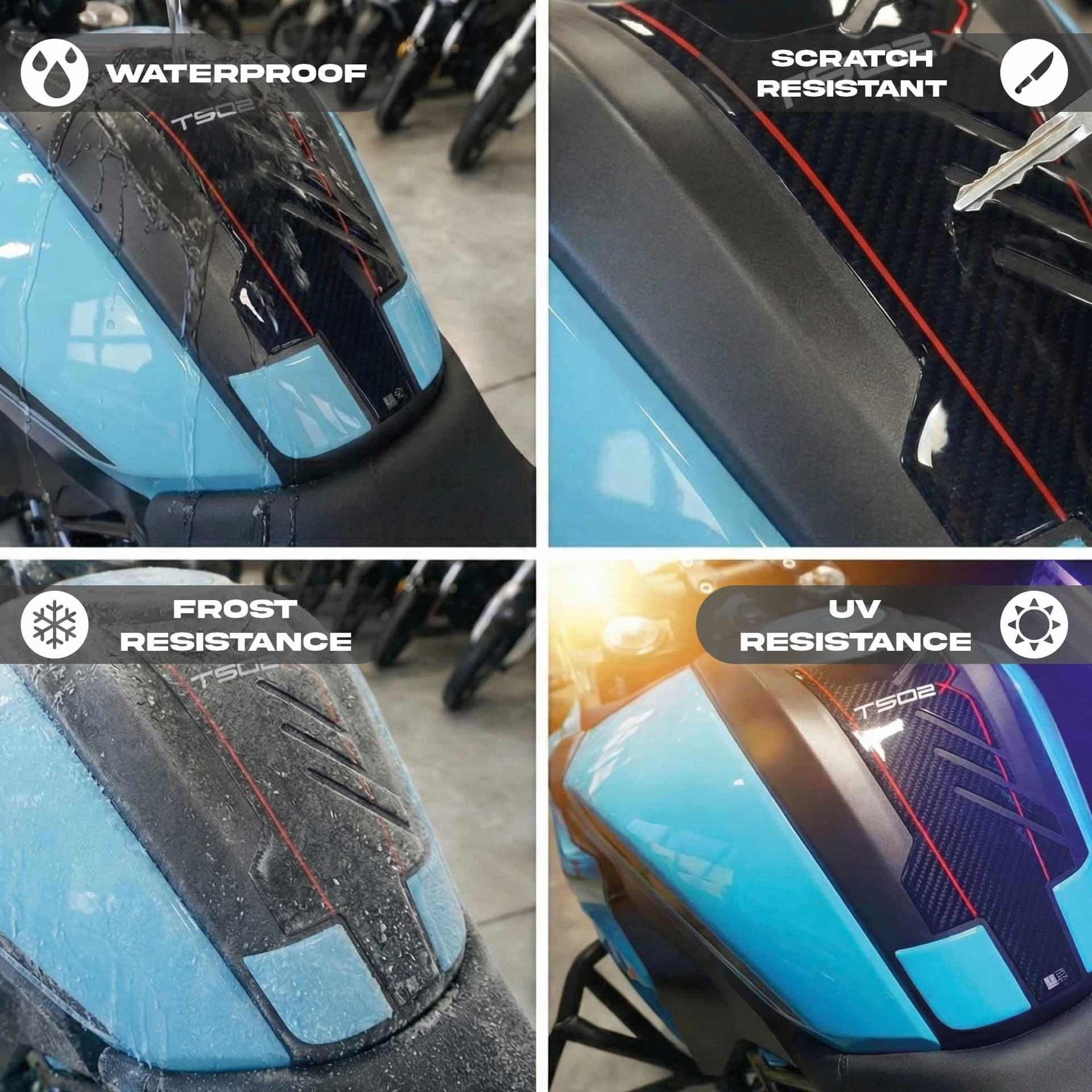 Adesivi 3D Protezione Paraserbatoio compatibili con Morbidelli T502X 2025-2026 in Paraserbatoio LabelBike - Bibbiano, commercioVirtuoso.it
