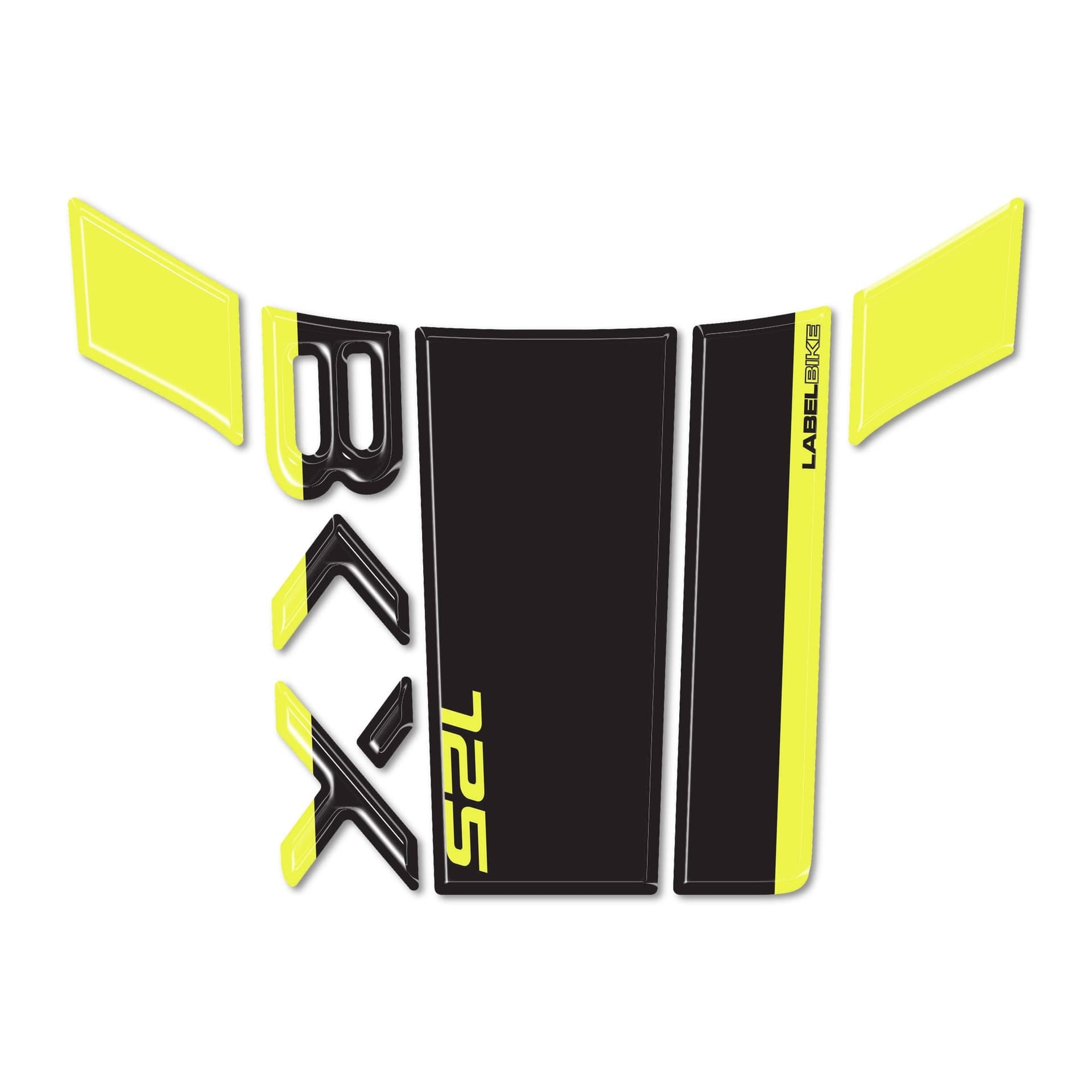 Adesivo resina gel 3D Paraserbatoio moto compatibile con Benelli BKX 125 125s in Decalcomanie adesivi e magneti LabelBike - Bibbiano, commercioVirtuoso.it