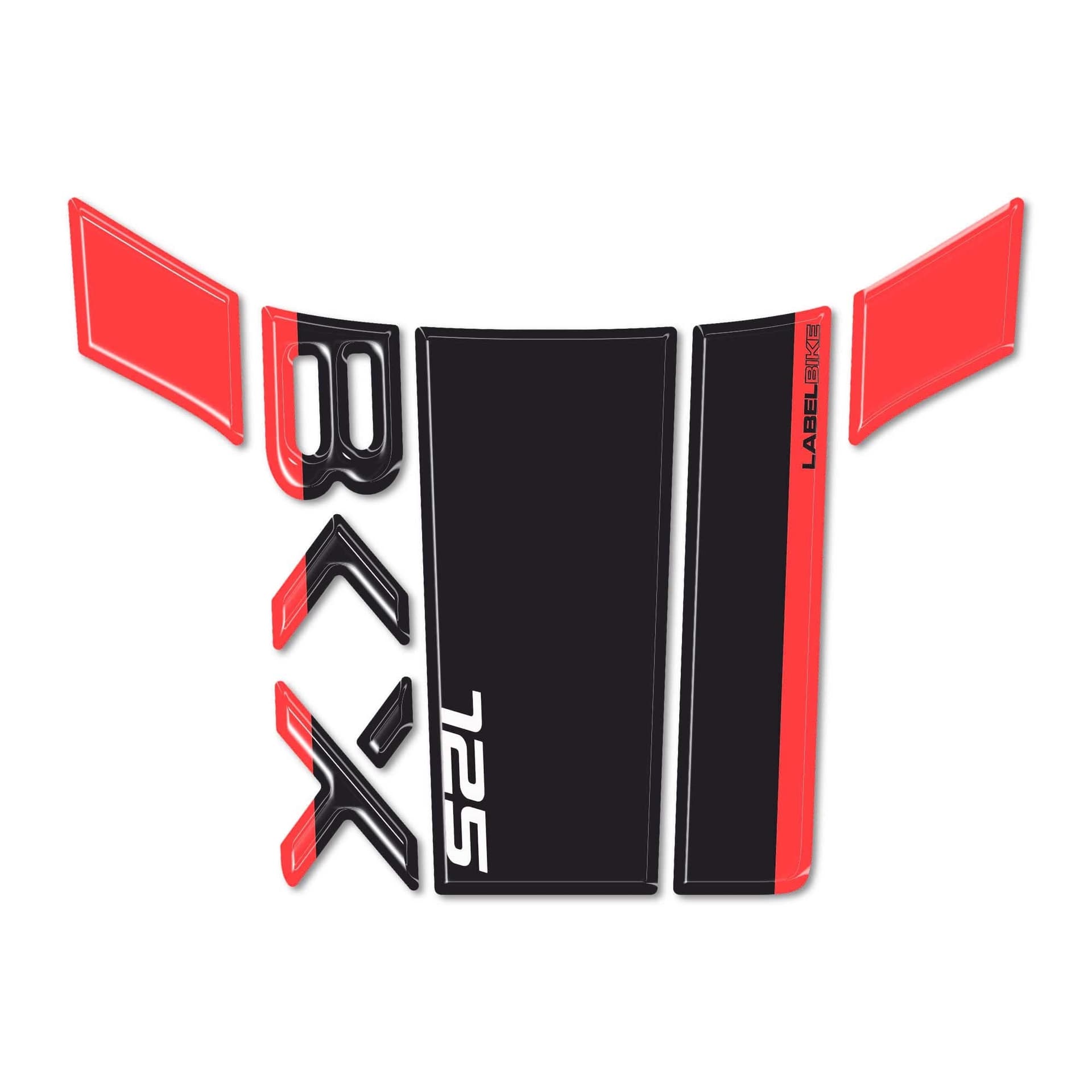 Adesivo resina gel 3D Paraserbatoio moto compatibile con Benelli BKX 125 125s in Decalcomanie adesivi e magneti LabelBike - Bibbiano, commercioVirtuoso.it
