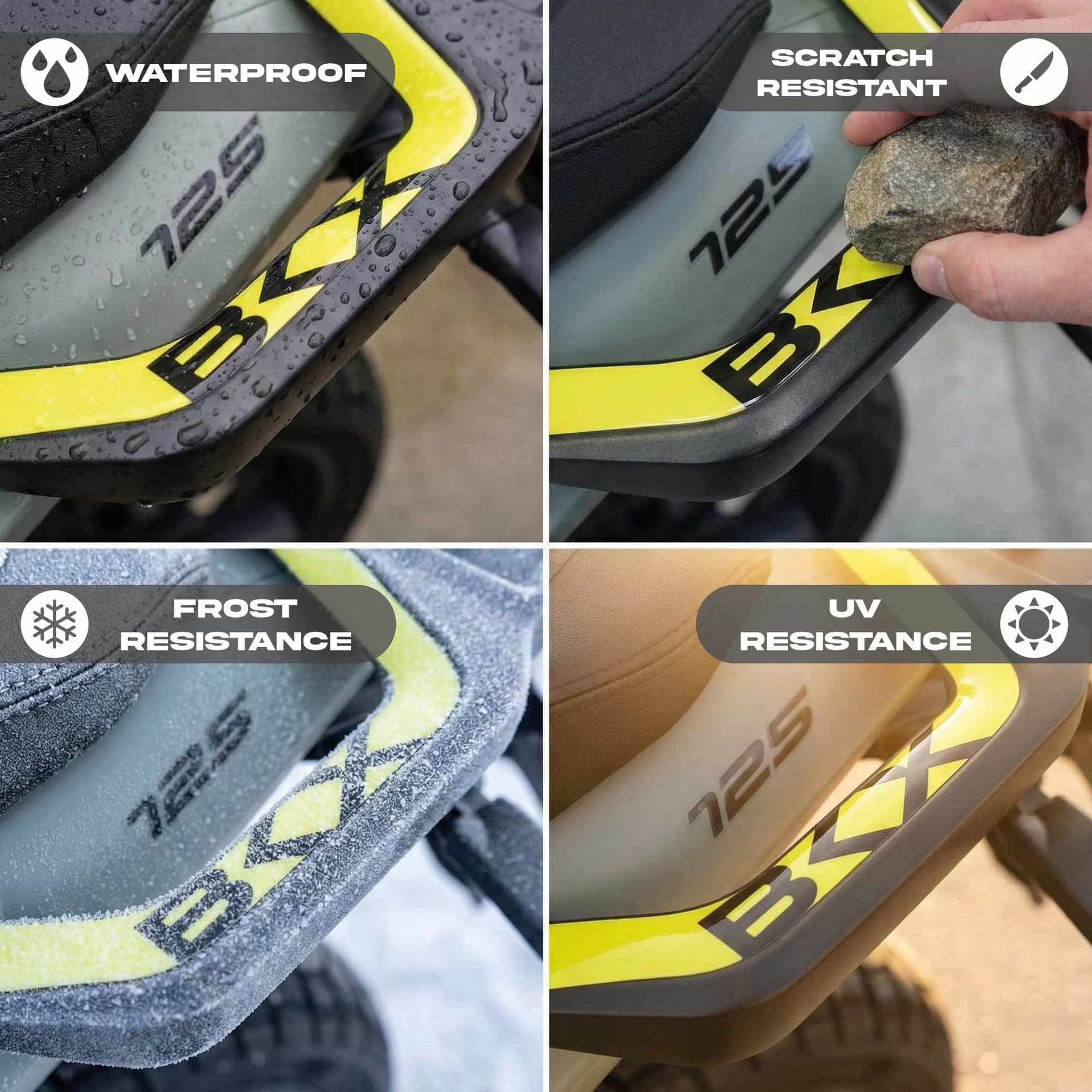 Adesivi Gel 3D Maniglie Passeggero moto compatibili con Benelli BKX 125 125s in Decalcomanie adesivi e magneti LabelBike - Bibbiano, commercioVirtuoso.it