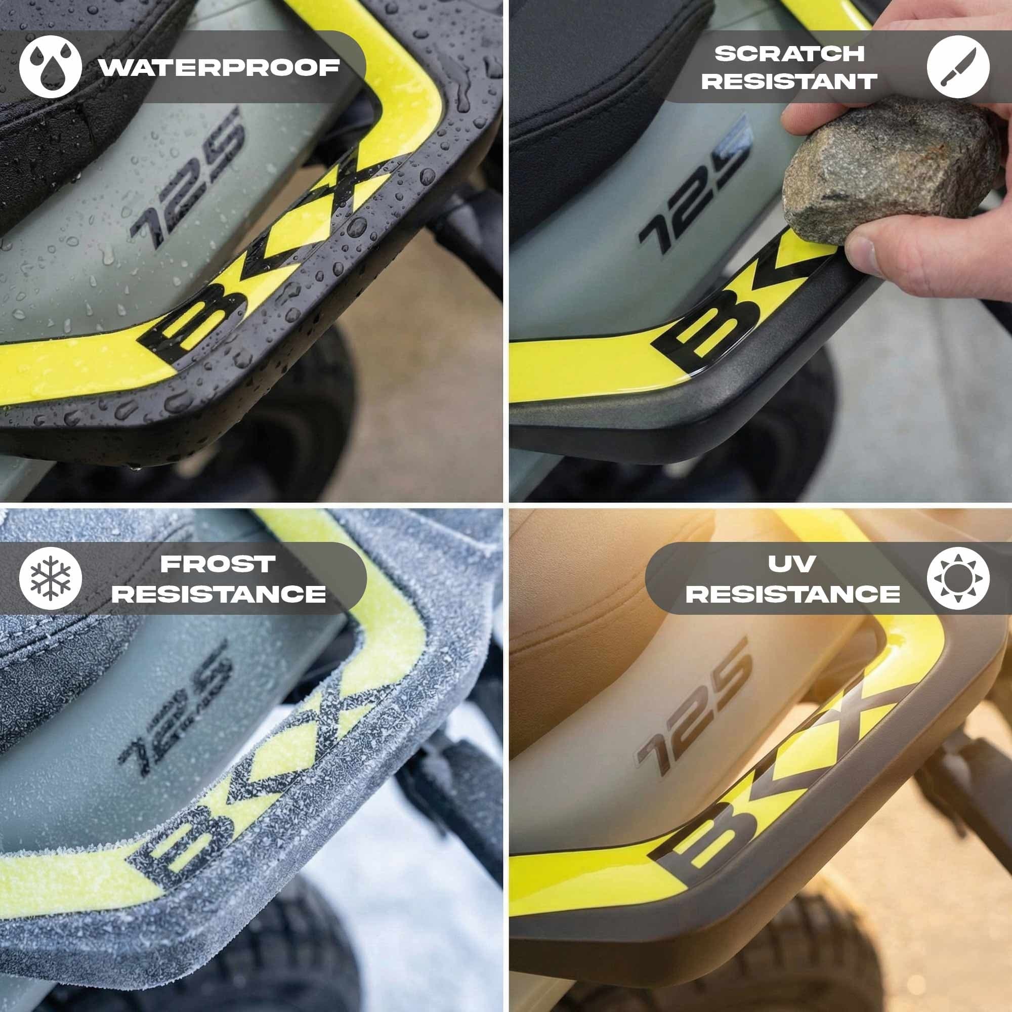 Adesivi Gel 3D Maniglie Passeggero moto compatibili con Benelli BKX 125 125s in Decalcomanie adesivi e magneti LabelBike - Bibbiano, commercioVirtuoso.it