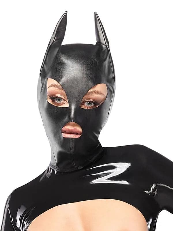 Maschera Gatta-Bat-Woman Nero Elasticizzato in Cappucci che coprono il volto Mettimelo.it - Casoria, commercioVirtuoso.it