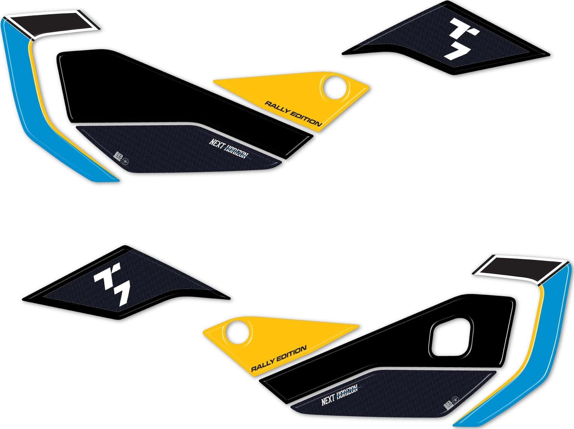 Adesivi 3D Protezioni Laterali moto compatibile con Yamaha Tenere 700 Rally 2025 in Decalcomanie adesivi e magneti LabelBike - Bibbiano, commercioVirtuoso.it