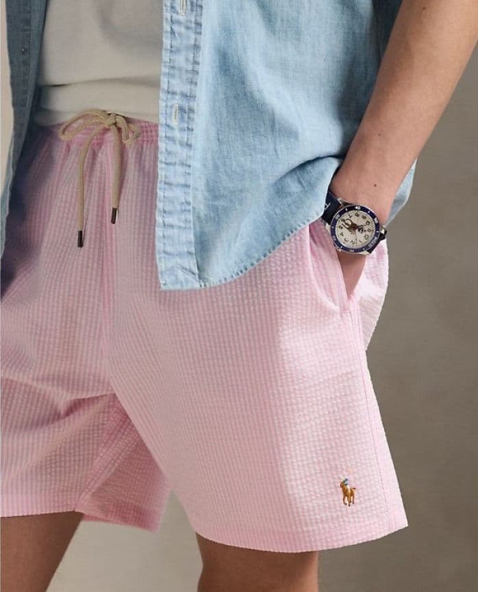 Boxer da mare - Ralph Lauren Traveler rigato – Lusso e Comfort in Pantaloncini e calzoncini Anastasi - Marsala, commercioVirtuoso.it