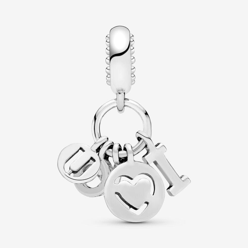 Pandora  Charm pendente lettere I Love You in Bead Charm Alba Gioielli - Casoria, commercioVirtuoso.it