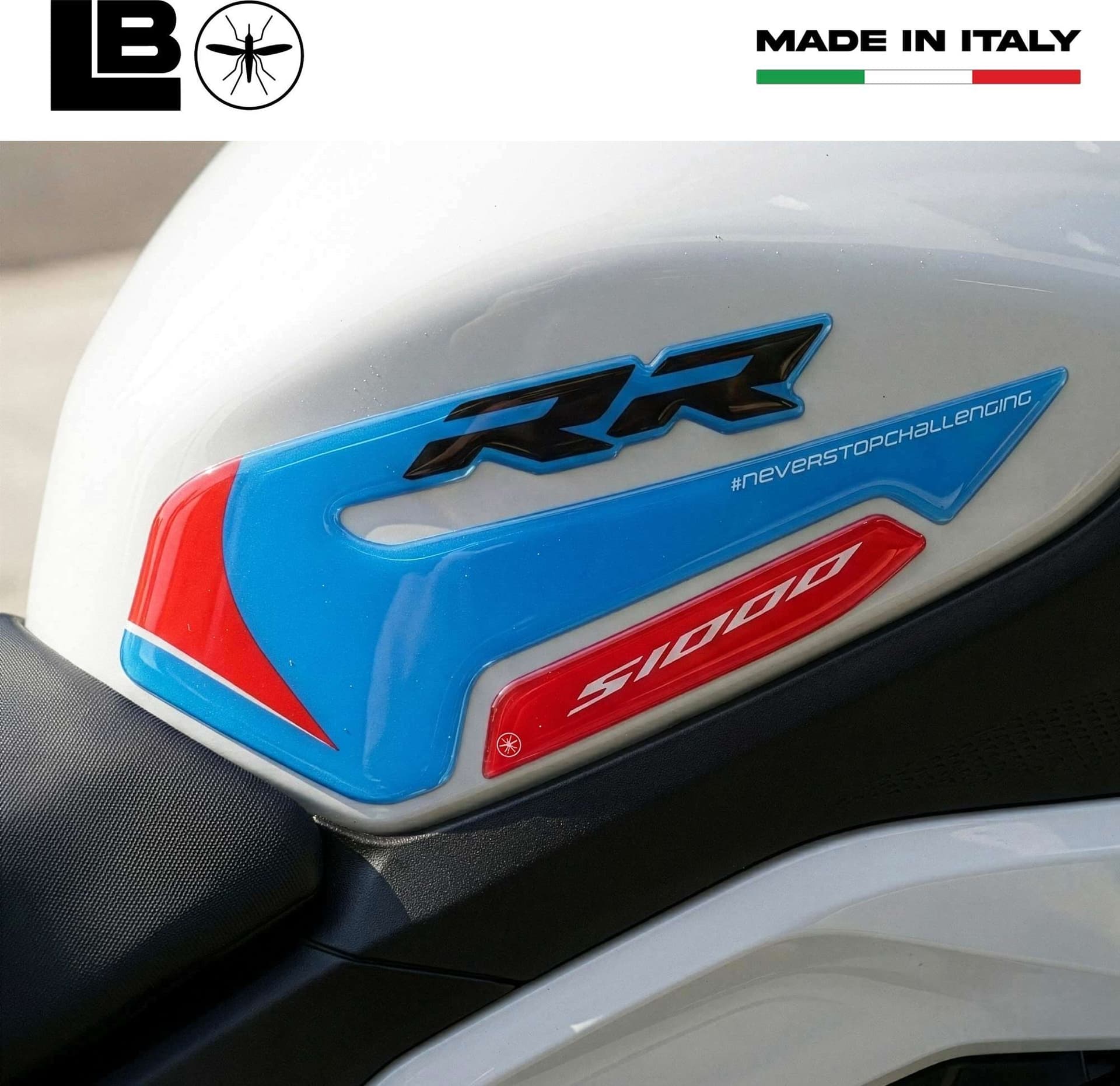 Kit Serbatoio Adesivi 3D Protezione moto compatibile con Bmw S1000RR 2009-2026 in Paraserbatoio LabelBike - Bibbiano, commercioVirtuoso.it