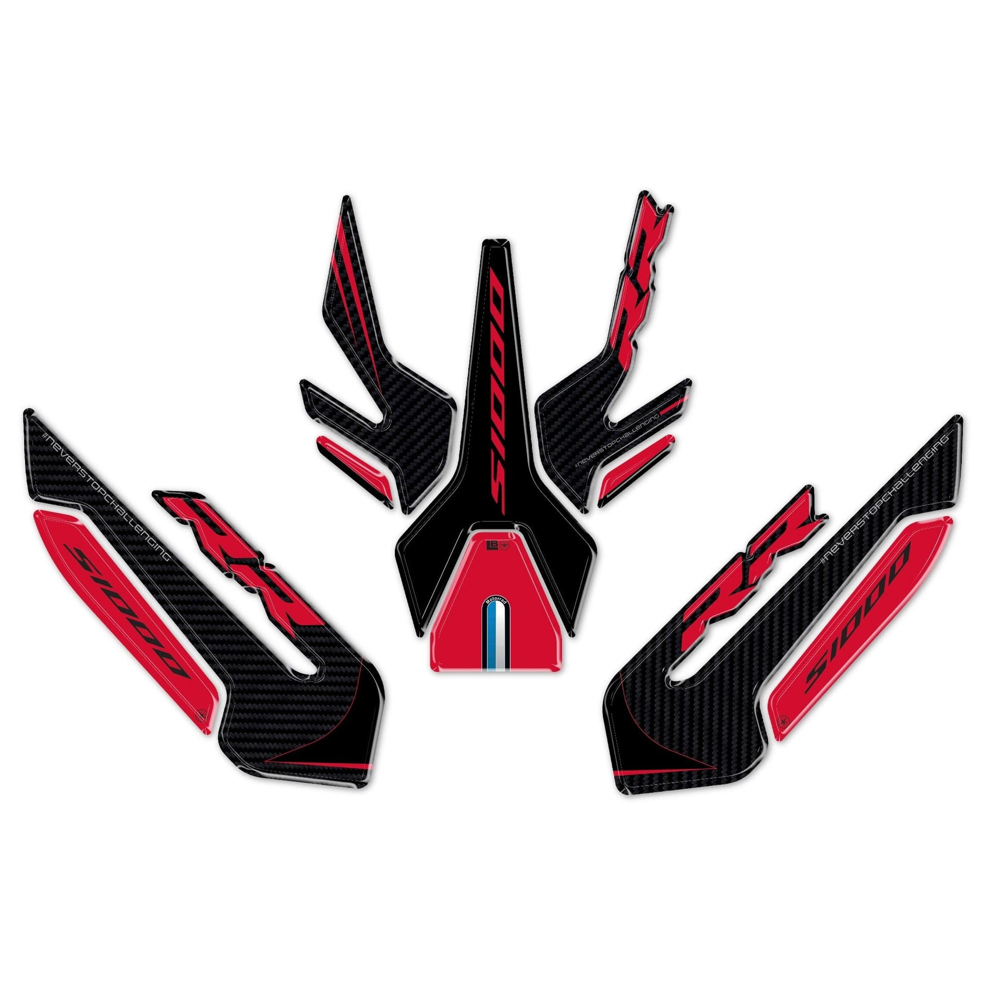 Kit Serbatoio Adesivi 3D Protezione moto compatibile con Bmw S1000RR 2009-2026 in Paraserbatoio LabelBike - Bibbiano, commercioVirtuoso.it