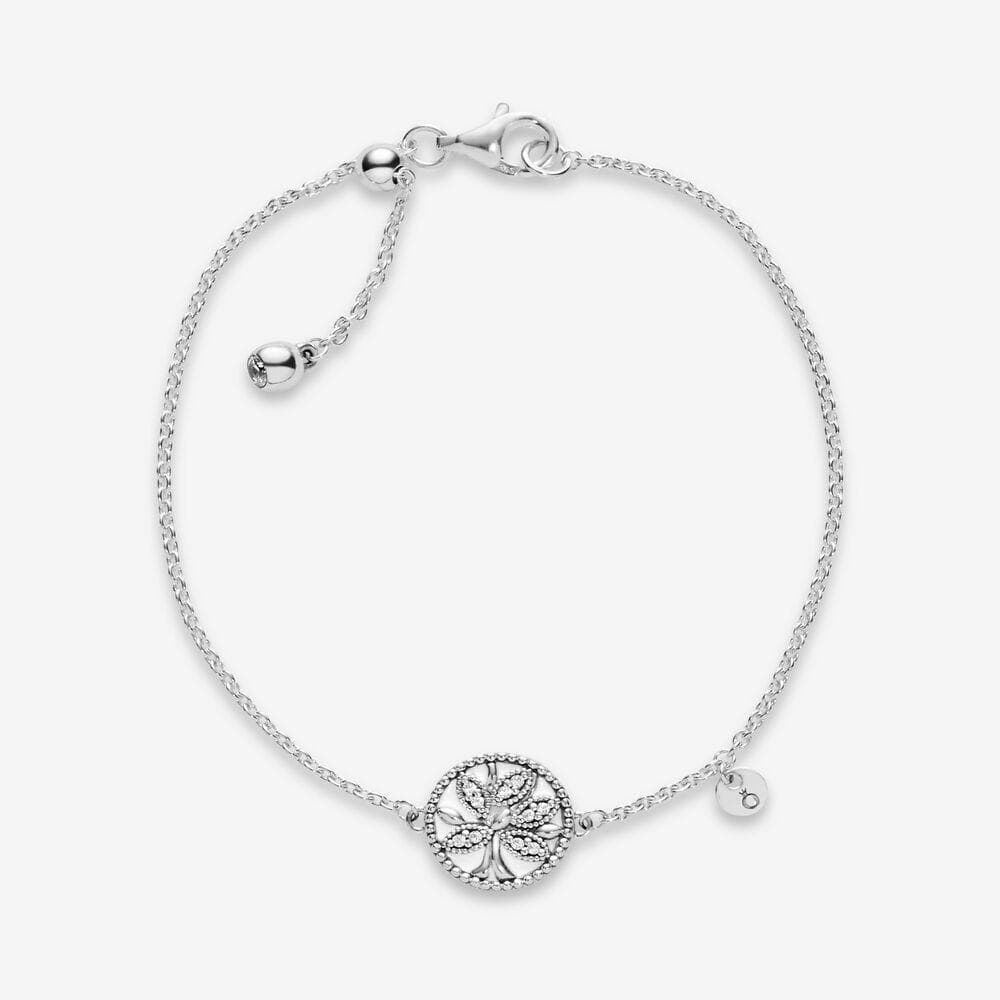 Pandora Bracciale Albero della Famiglia scintillante con chiusura regolabile in Bracciali Alba Gioielli - Casoria, commercioVirtuoso.it