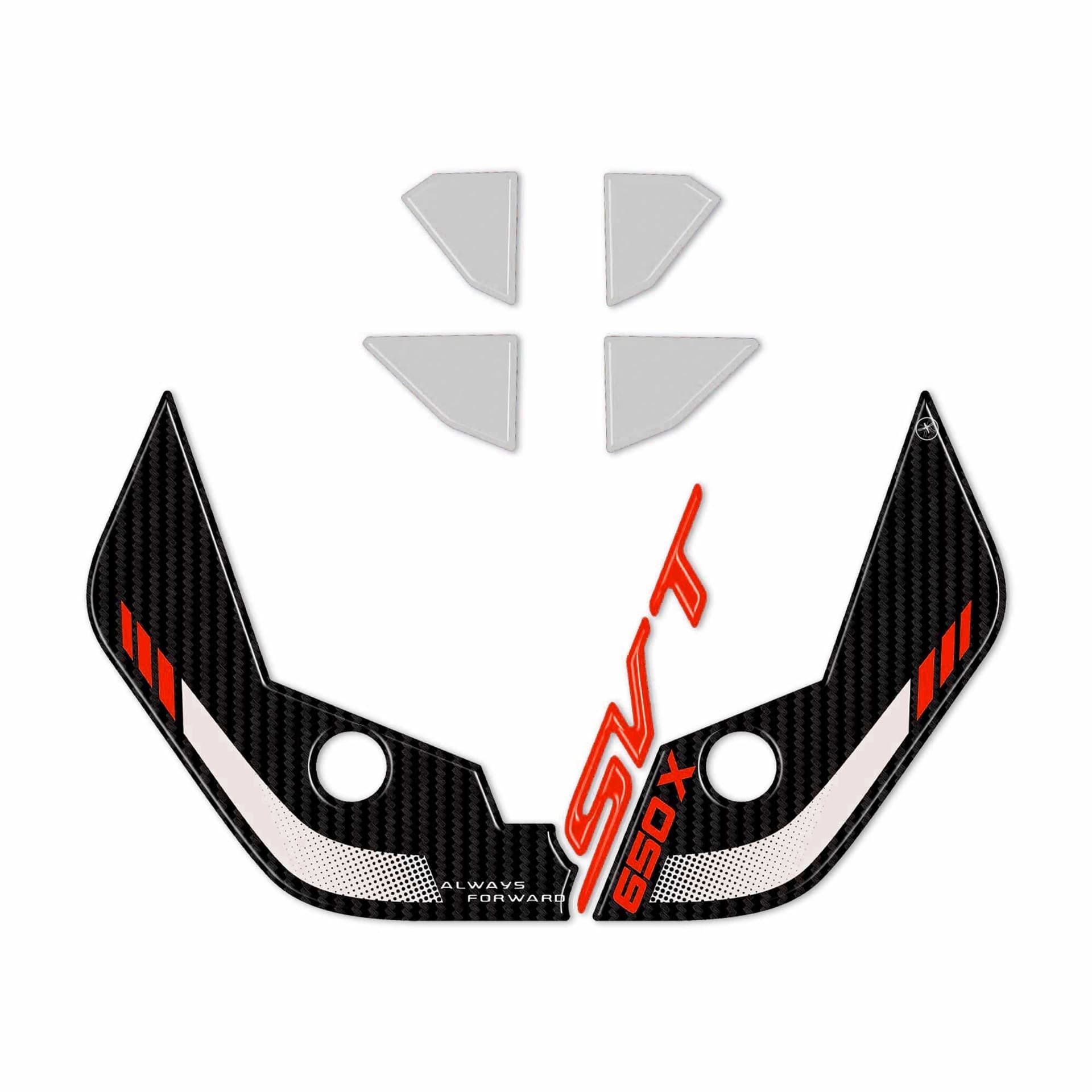 Adesivi Protezioni Frontali Cupolino moto compatibili con QJ Motor SVT650X 2026 in Decalcomanie adesivi e magneti LabelBike - Bibbiano, commercioVirtuoso.it