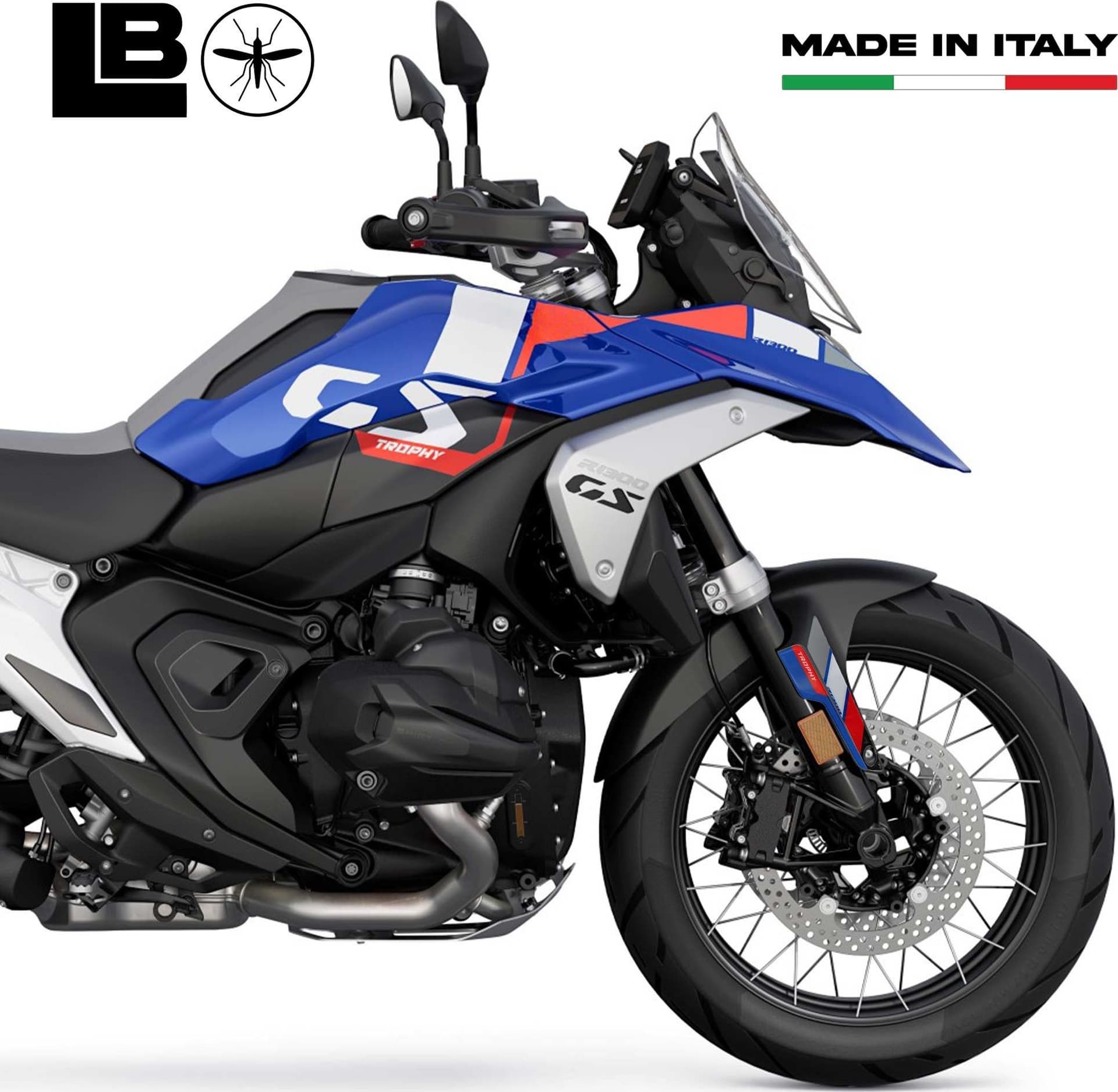 Adesivi Gel 3D Protezioni Parasteli parafango moto compatibili con BMW R1300GS in Decalcomanie adesivi e magneti LabelBike - Bibbiano, commercioVirtuoso.it