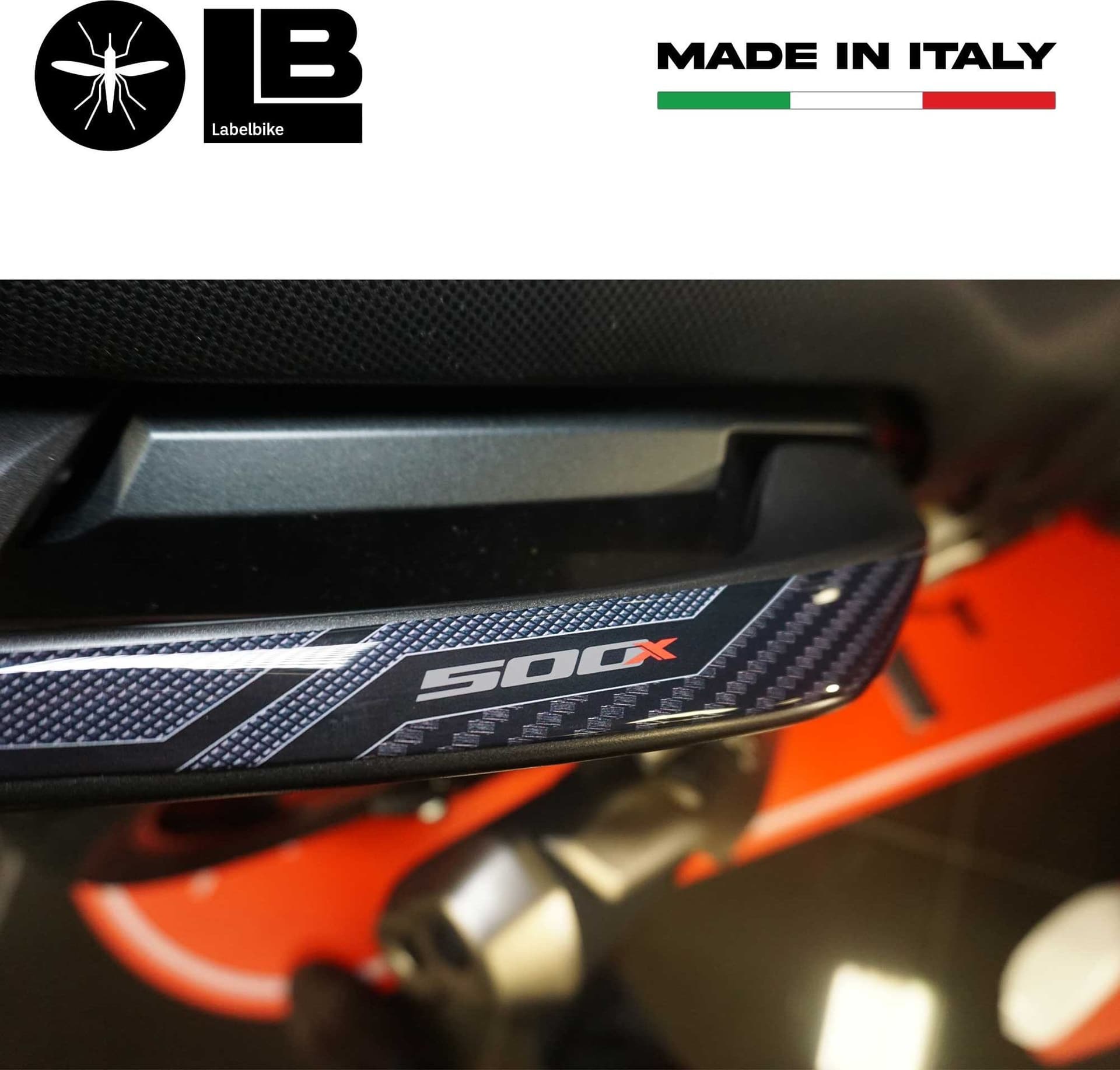 Adesivi 3D Protezioni maniglie passeggero compatibili con Honda CB500X 2022-2023 in Decalcomanie adesivi e magneti LabelBike - Bibbiano, commercioVirtuoso.it