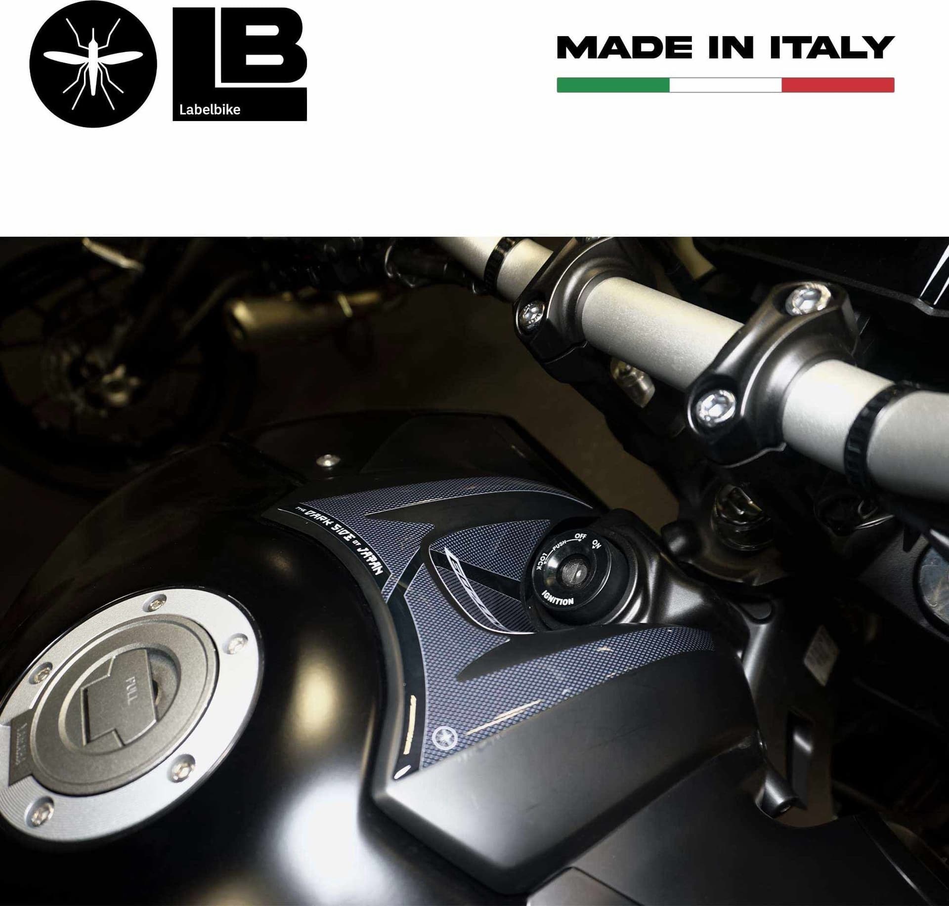 Adesivo 3D Protezione Zona Chiave Compatibile con Moto Yamaha Mt-09 2021-2022 in Decalcomanie adesivi e magneti LabelBike - Bibbiano, commercioVirtuoso.it