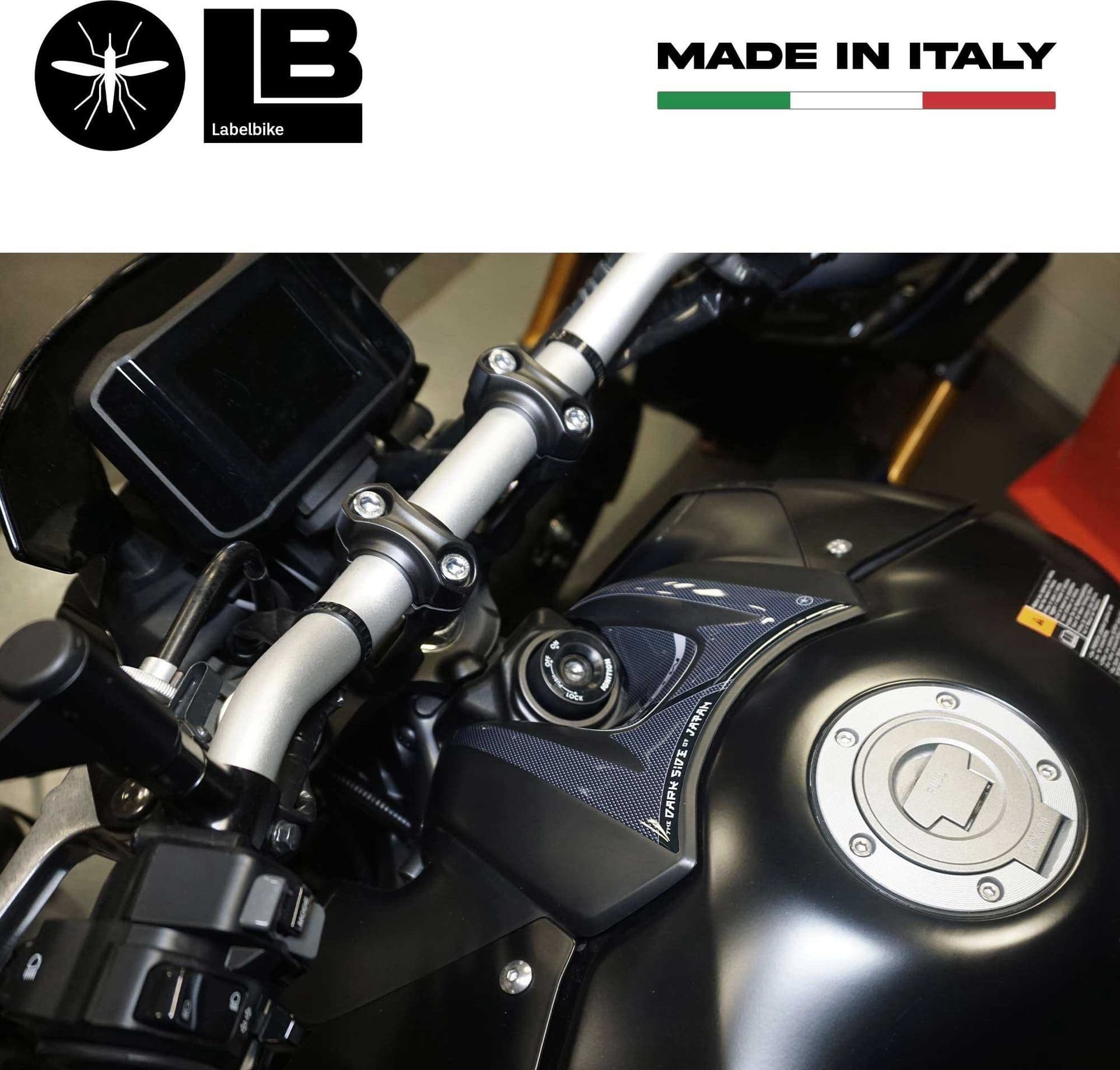 Adesivo 3D Protezione Zona Chiave Compatibile con Moto Yamaha Mt-09 2021-2022 in Decalcomanie adesivi e magneti LabelBike - Bibbiano, commercioVirtuoso.it