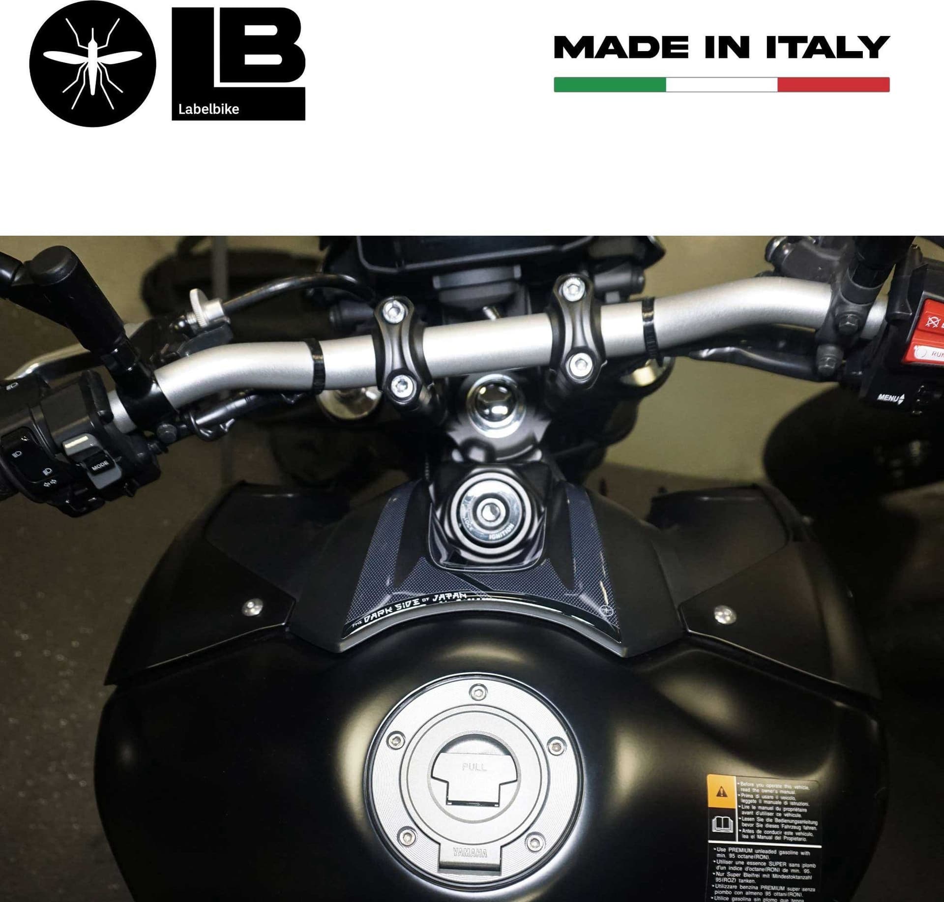 Adesivo 3D Protezione Zona Chiave Compatibile con Moto Yamaha Mt-09 2021-2022 in Decalcomanie adesivi e magneti LabelBike - Bibbiano, commercioVirtuoso.it
