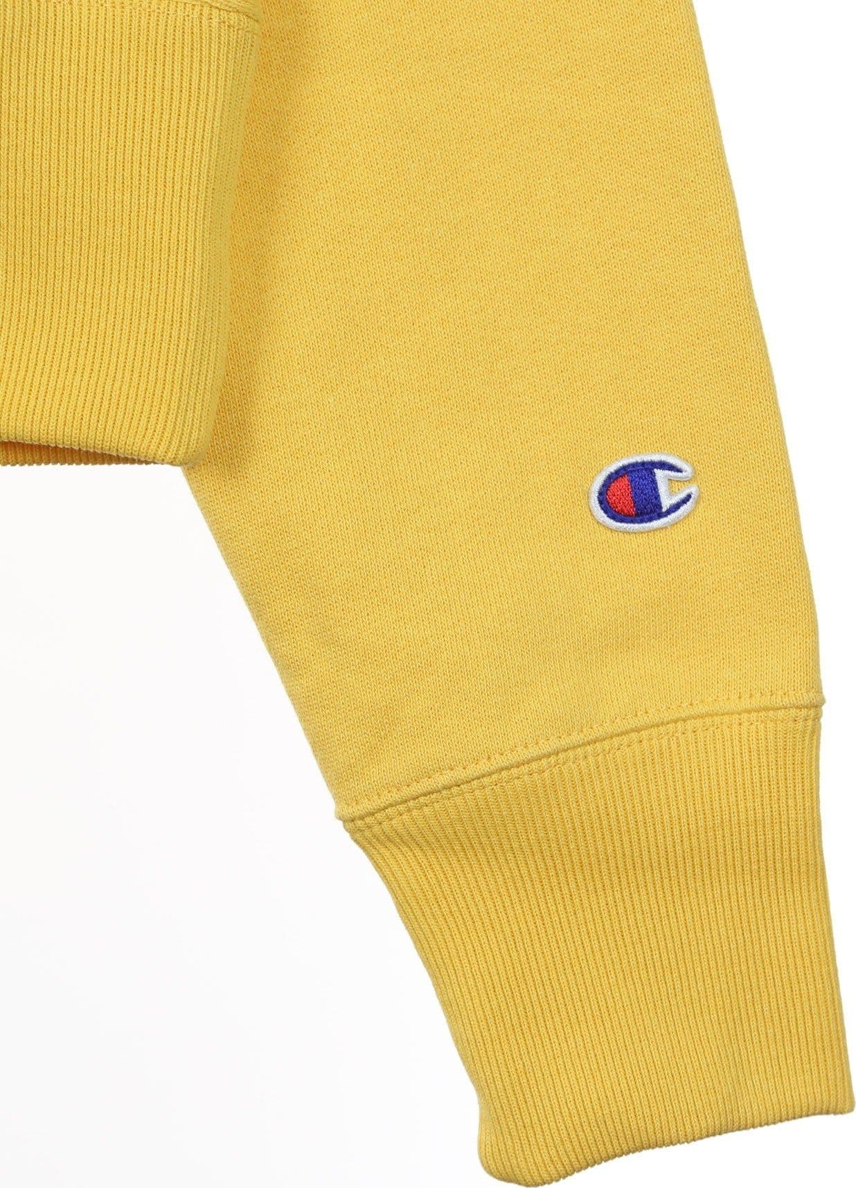 CHAMPION Felpa Collo Alto Corta Donna Turtle Neck L/s Sweatshirt Yellow da donna in Felpe senza cappuccio Drestige - Casamassima, commercioVirtuoso.it