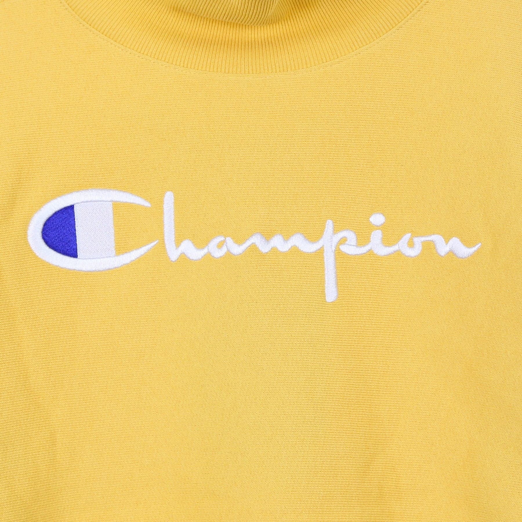 CHAMPION Felpa Collo Alto Corta Donna Turtle Neck L/s Sweatshirt Yellow da donna in Felpe senza cappuccio Drestige - Casamassima, commercioVirtuoso.it