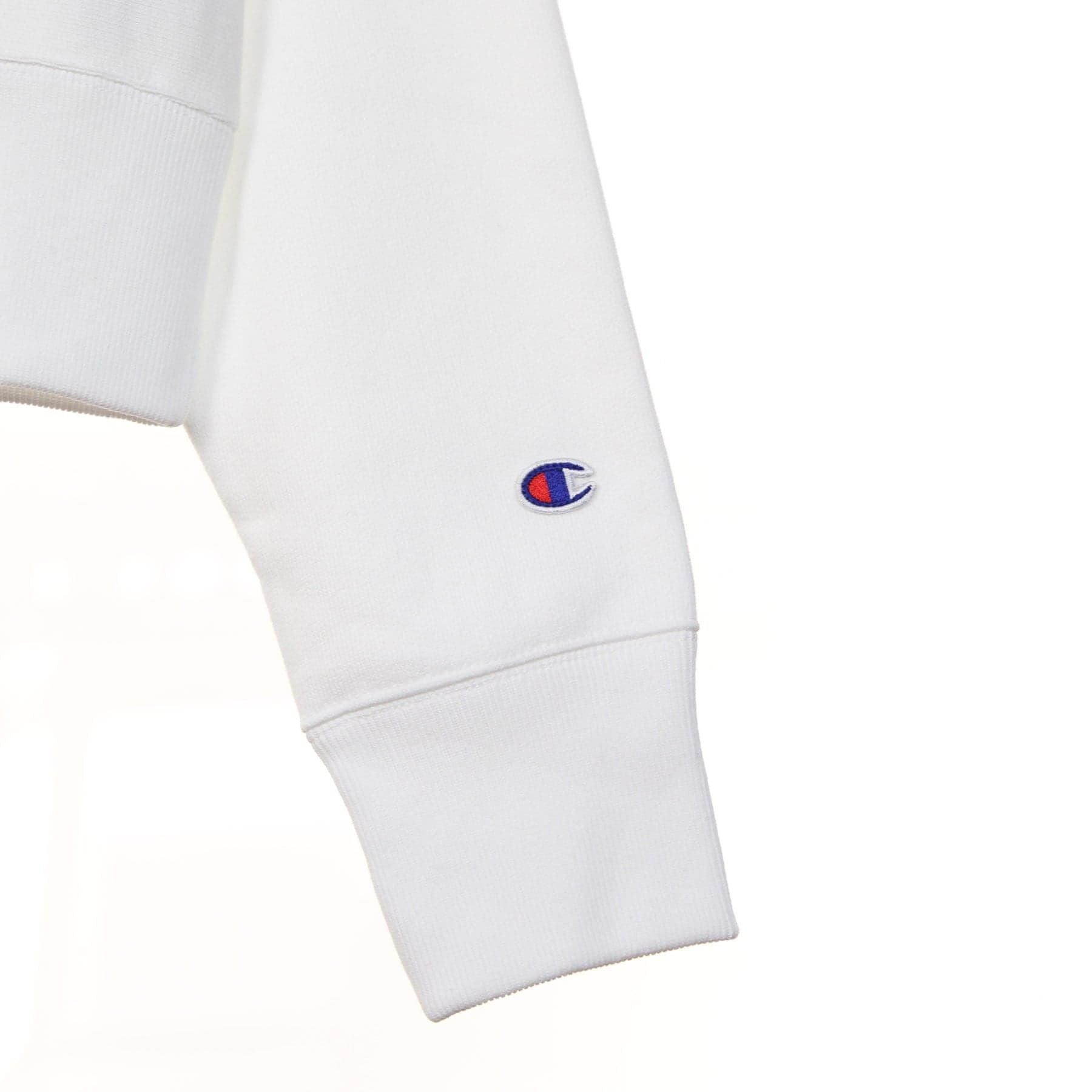CHAMPION Felpa Collo Alto Corta Donna Turtle Neck L/s Sweatshirt White da donna in Felpe senza cappuccio Drestige - Casamassima, commercioVirtuoso.it