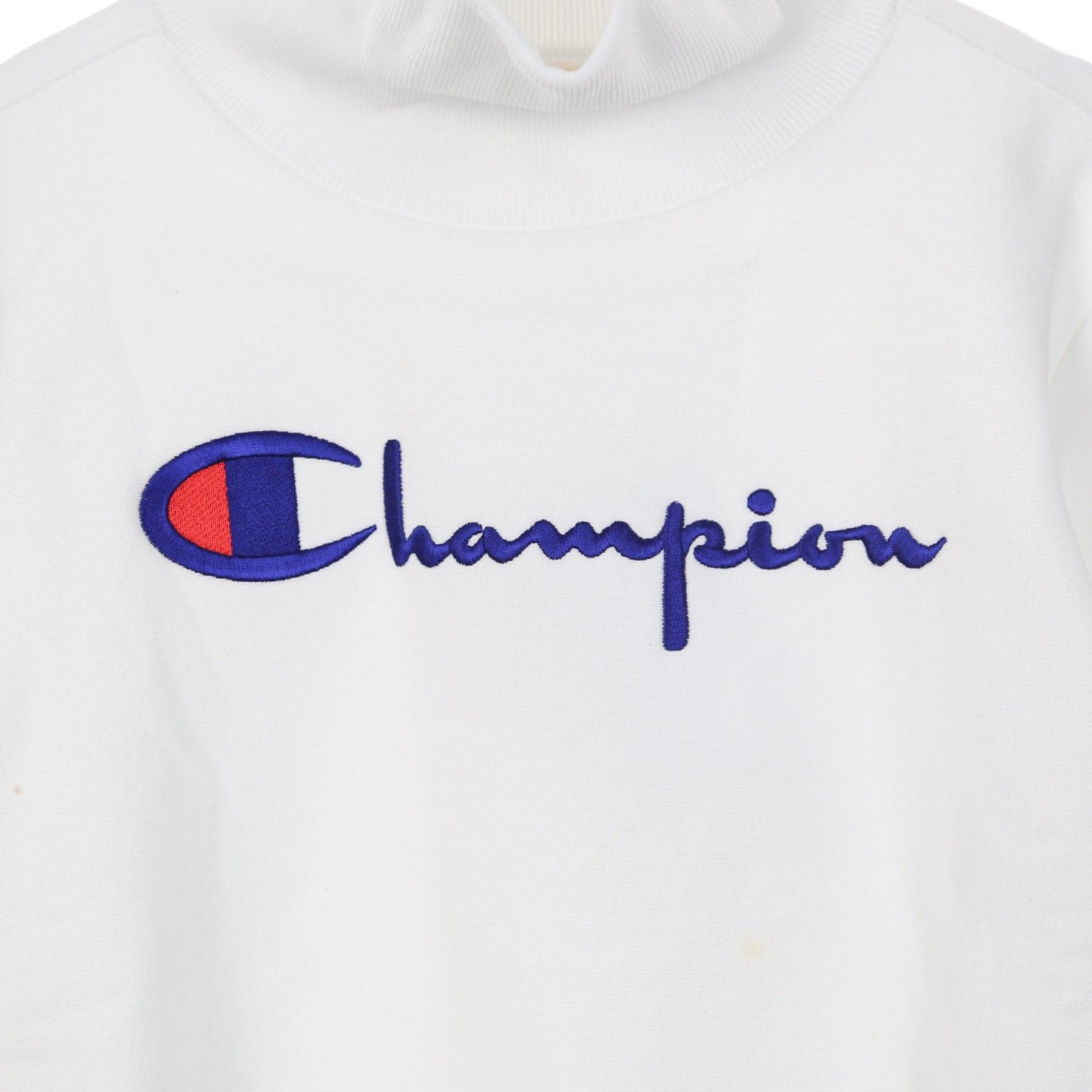 CHAMPION Felpa Collo Alto Corta Donna Turtle Neck L/s Sweatshirt White da donna in Felpe senza cappuccio Drestige - Casamassima, commercioVirtuoso.it