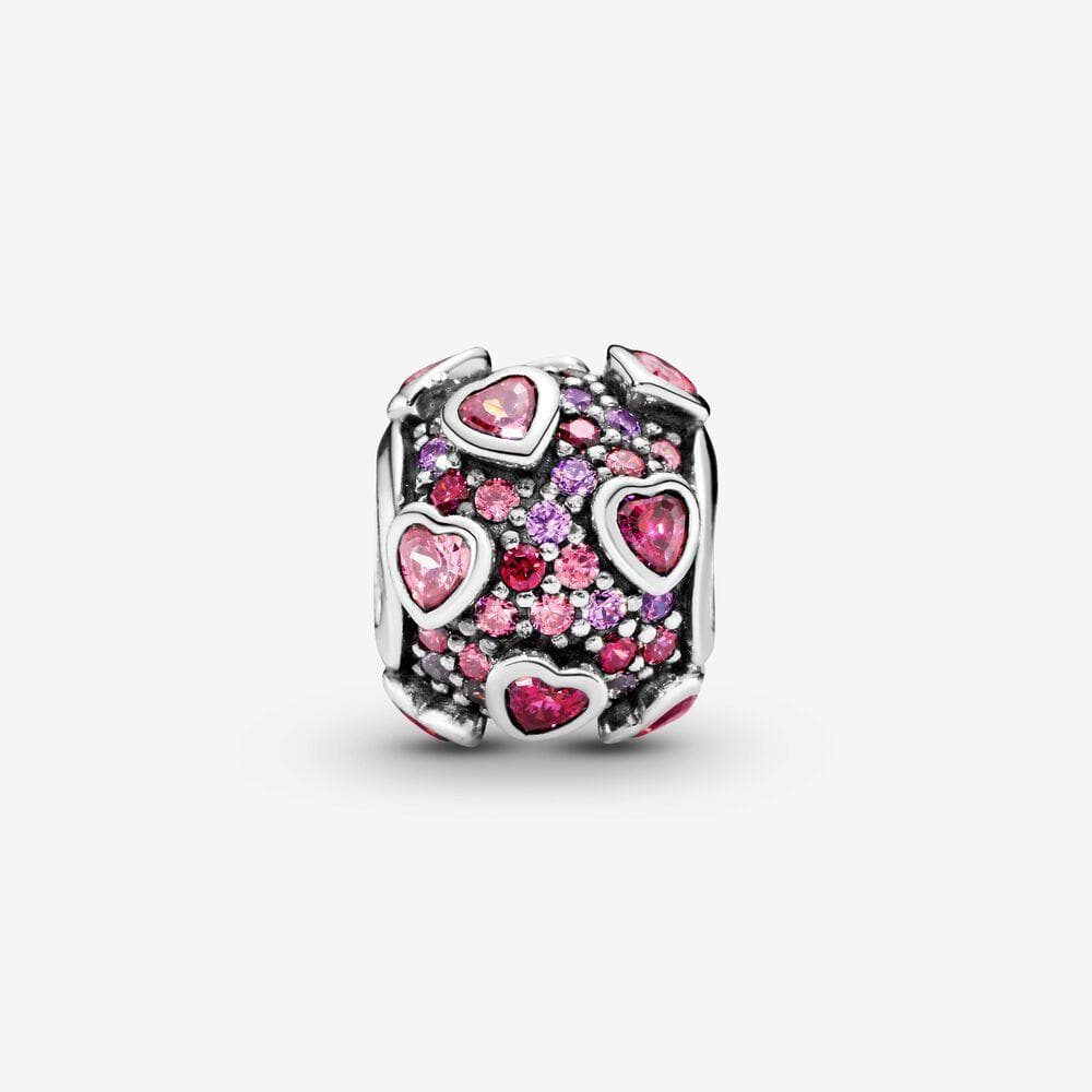 Pandora Charm con pavé Cuori Esplosione d'Amore in Bead Charm Alba Gioielli - Casoria, commercioVirtuoso.it
