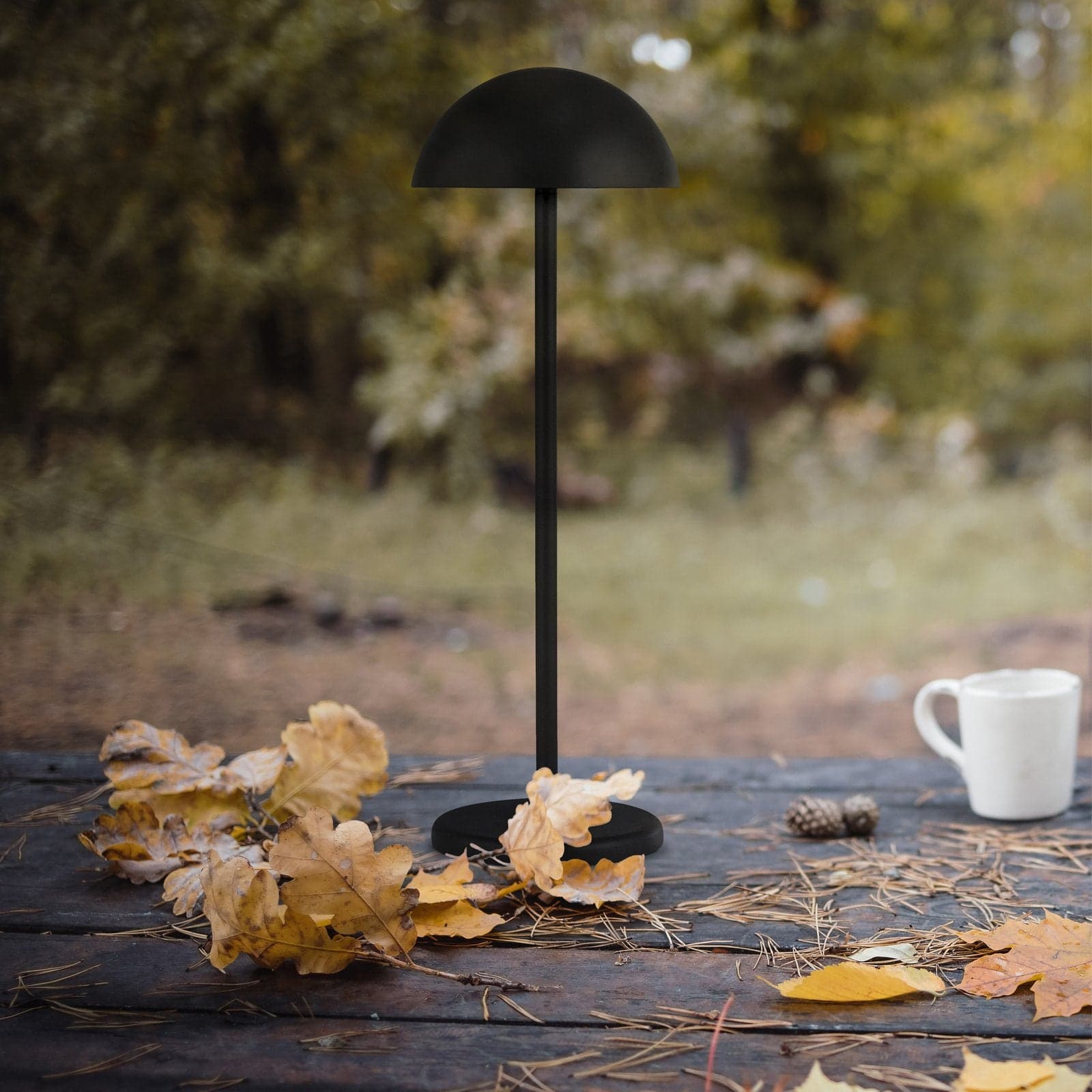 Abatjour Contemporaneo Portabello Alluminio Nero Led 2W 3000K in Lampade da tavolo e abat-jour LuceArt - Montecorvino Pugliano, commercioVirtuoso.it