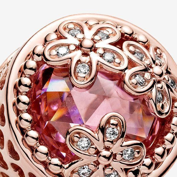 Pandora Charm Margherita rosa scintillante in Bead Charm Alba Gioielli - Casoria, commercioVirtuoso.it