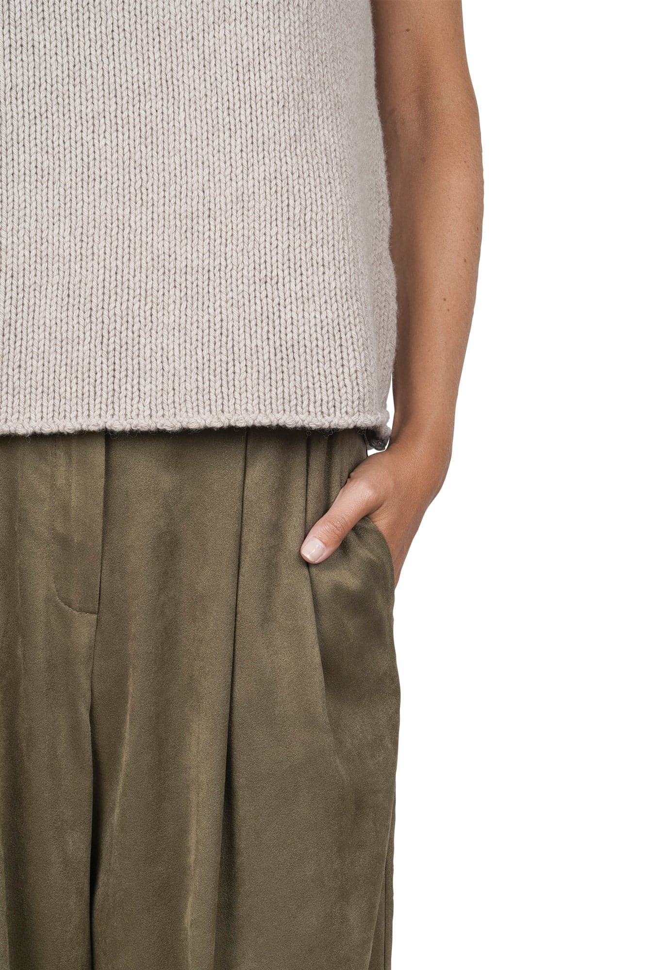 Alysi - Pantalone - 460740 - Muschio da donna in Pantaloni Drestige - Casamassima, commercioVirtuoso.it