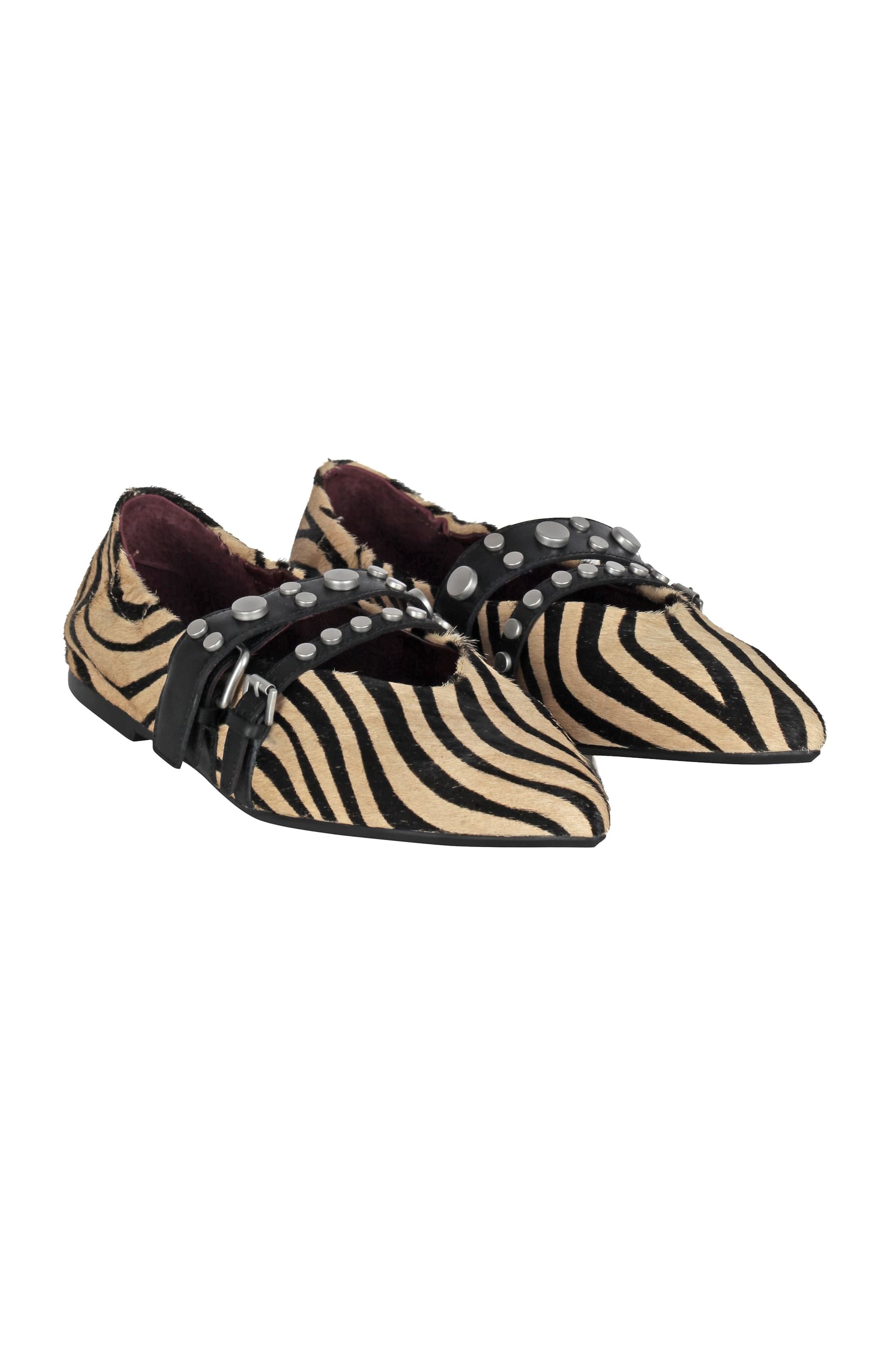ASH Ash - Ballerine - 460953 - Beige/Nero da donna in Ballerine Drestige - Casamassima, commercioVirtuoso.it