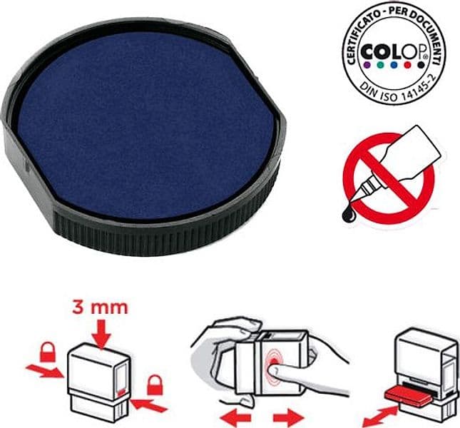 TAMPONE COLOP E/R45 BLU