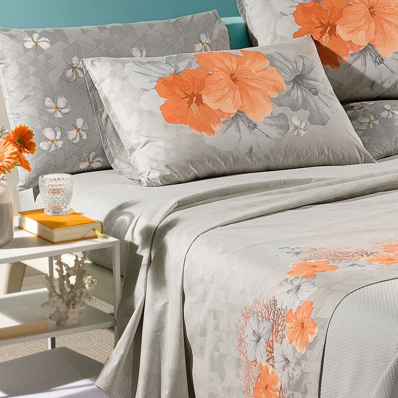 Lenzuola Fantasia Polinesia ! Caleffi in cotone – Lusso e Eleganza in prodotto Anastasi - Marsala, commercioVirtuoso.it