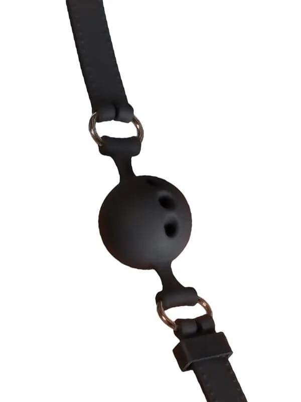 Ball Gag Respirabile Nero Small in Bavagli Mettimelo.it - Casoria, commercioVirtuoso.it