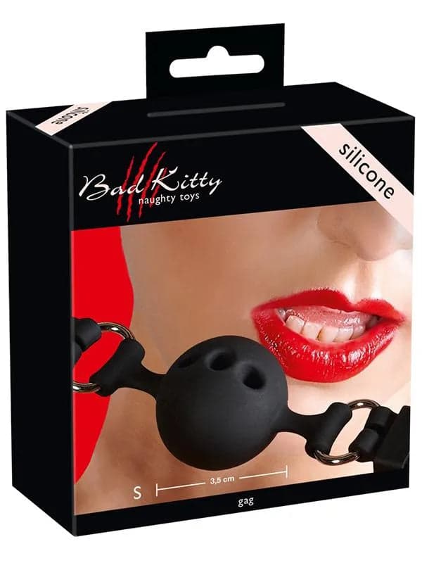 Ball Gag Respirabile Nero Small in Bavagli Mettimelo.it - Casoria, commercioVirtuoso.it