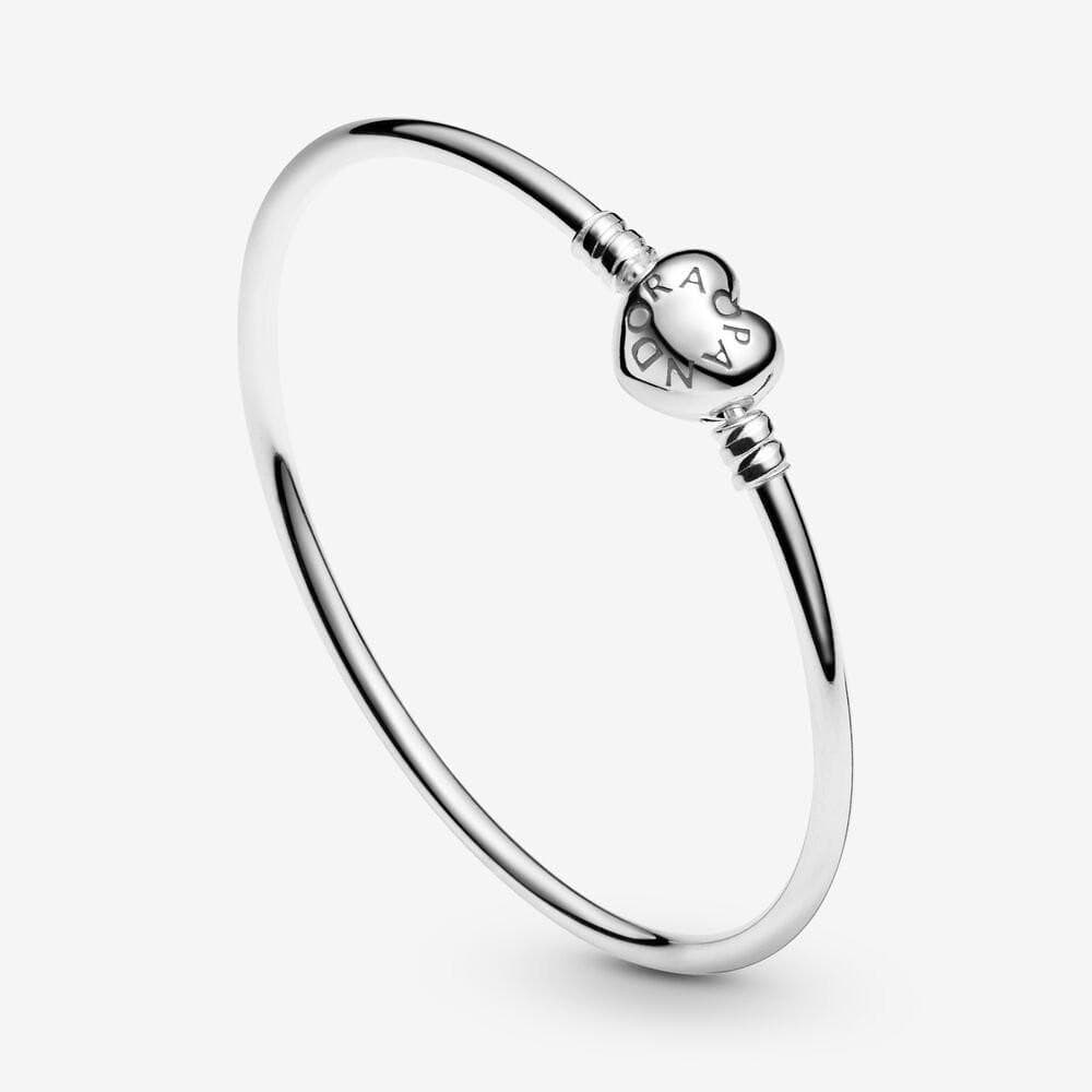 Pandora Bracciale Moments rigido con chiusura a cuore in Bracciali Alba Gioielli - Casoria, commercioVirtuoso.it